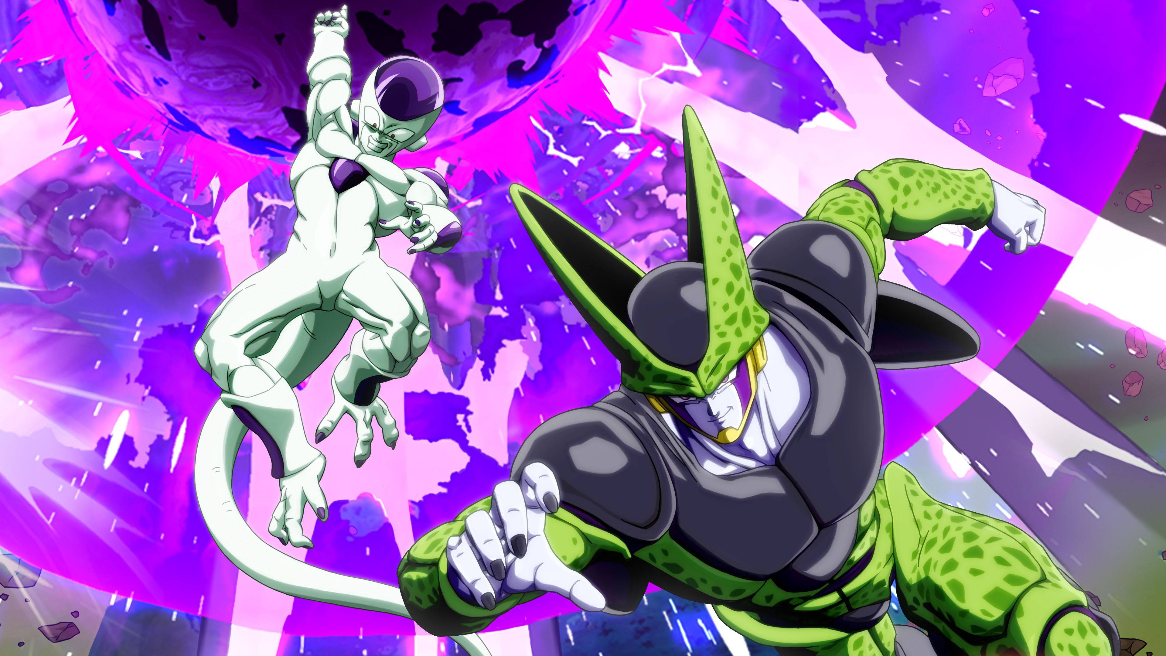 Download mobile wallpaper Dragon Ball, Video Game, Cell (Dragon Ball), Frieza (Dragon Ball), Dragon Ball Fighterz for free.