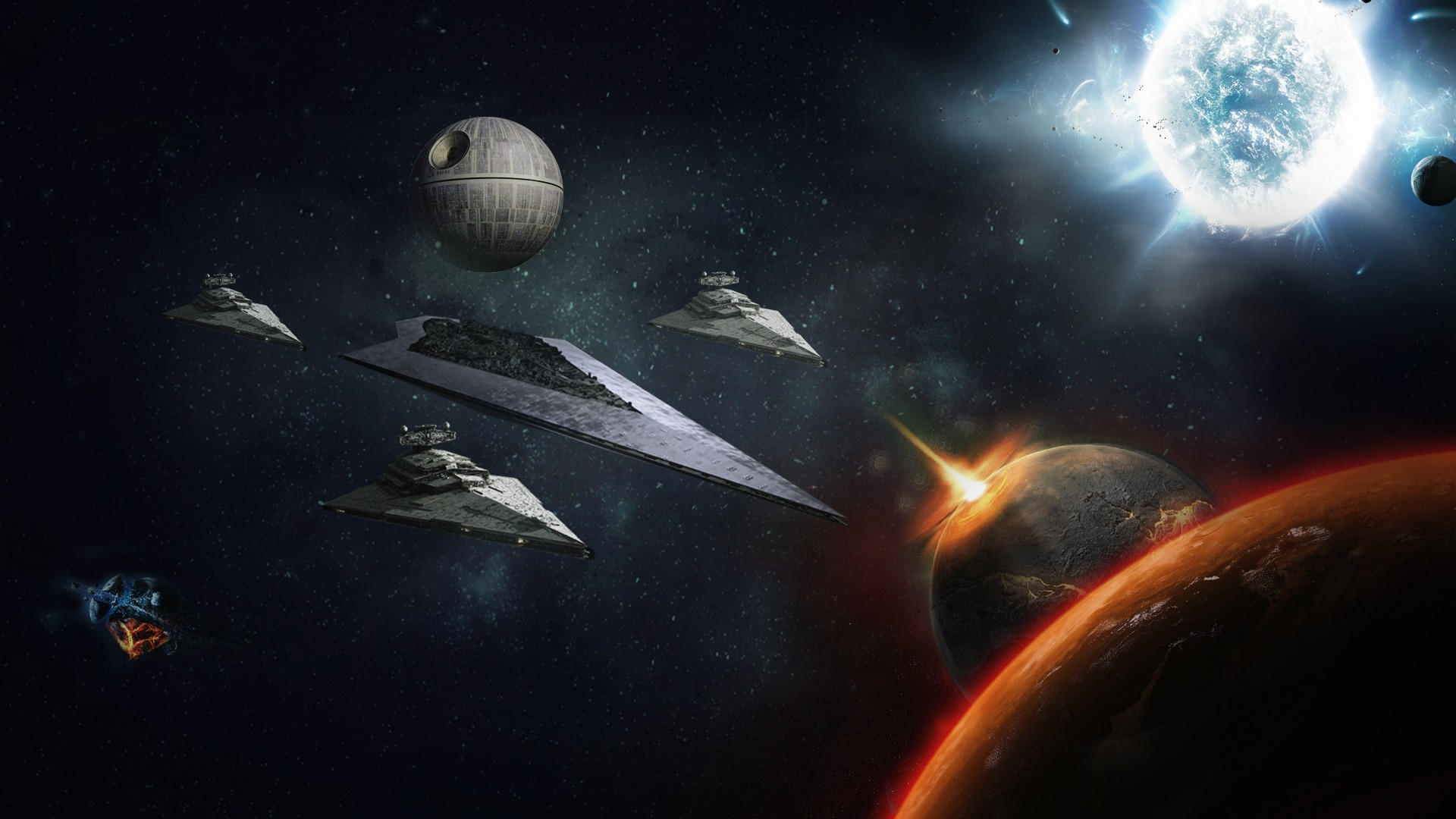 Descarga gratis la imagen Ciencia Ficción, La Guerra De Las Galaxias en el escritorio de tu PC
