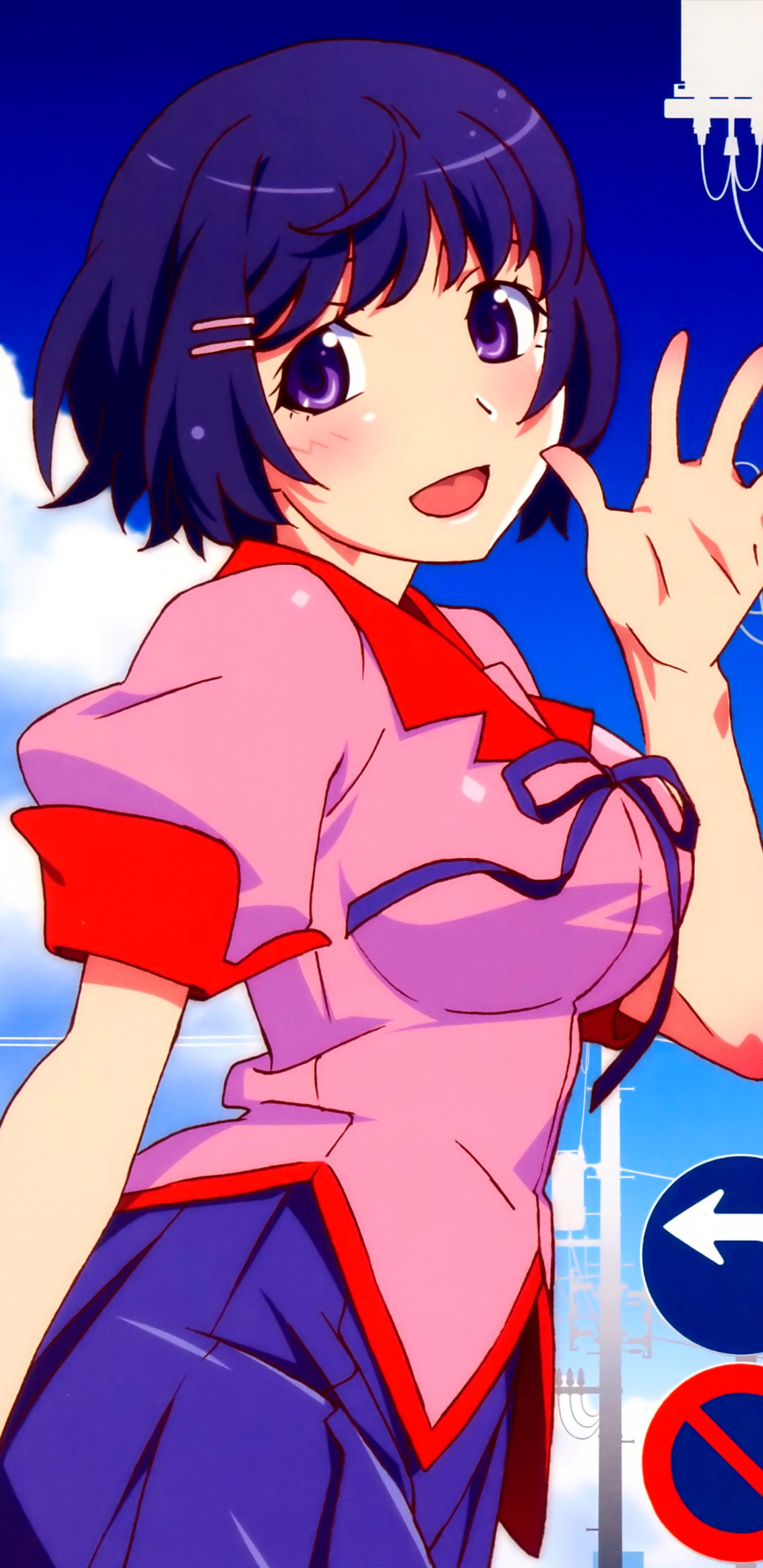 Descarga gratuita de fondo de pantalla para móvil de Animado, Monogatari (Serie), Tsubasa Hanekawa.