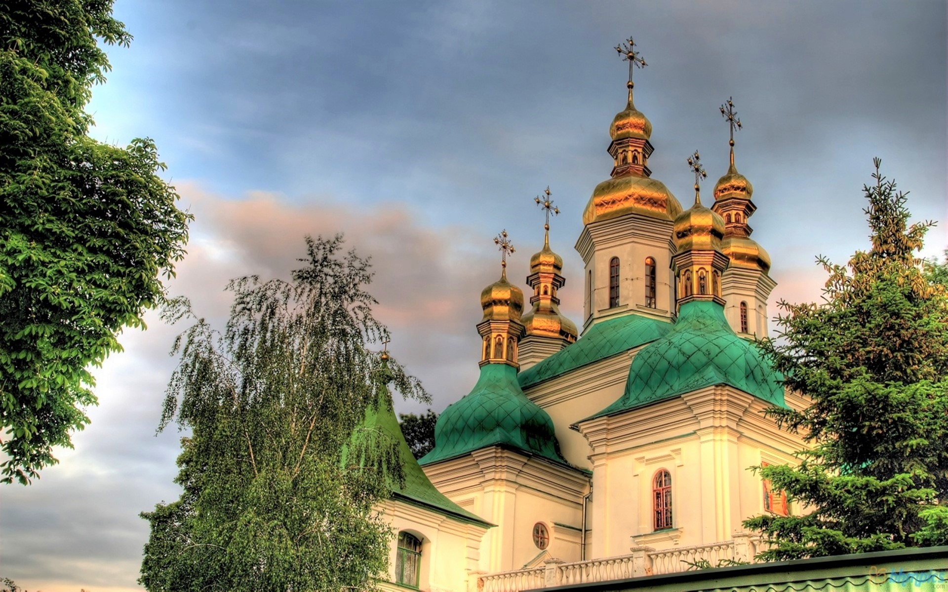 417329壁紙のダウンロード宗教的, 大聖堂, 教会, ドーム, ウクライナ-スクリーンセーバーと写真を無料で
