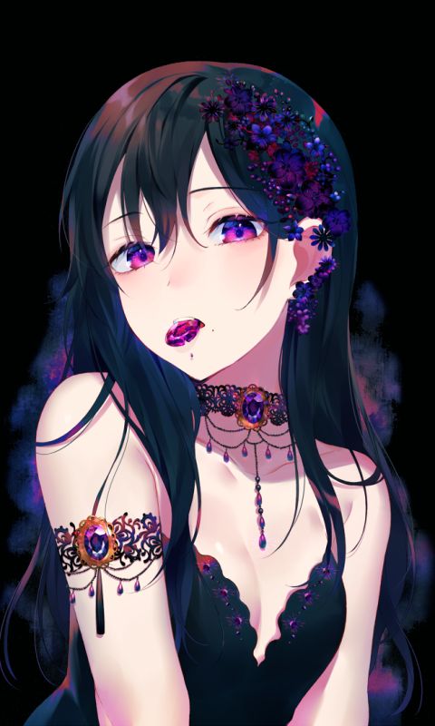 Download mobile wallpaper Anime, Original, Black Hair for free.