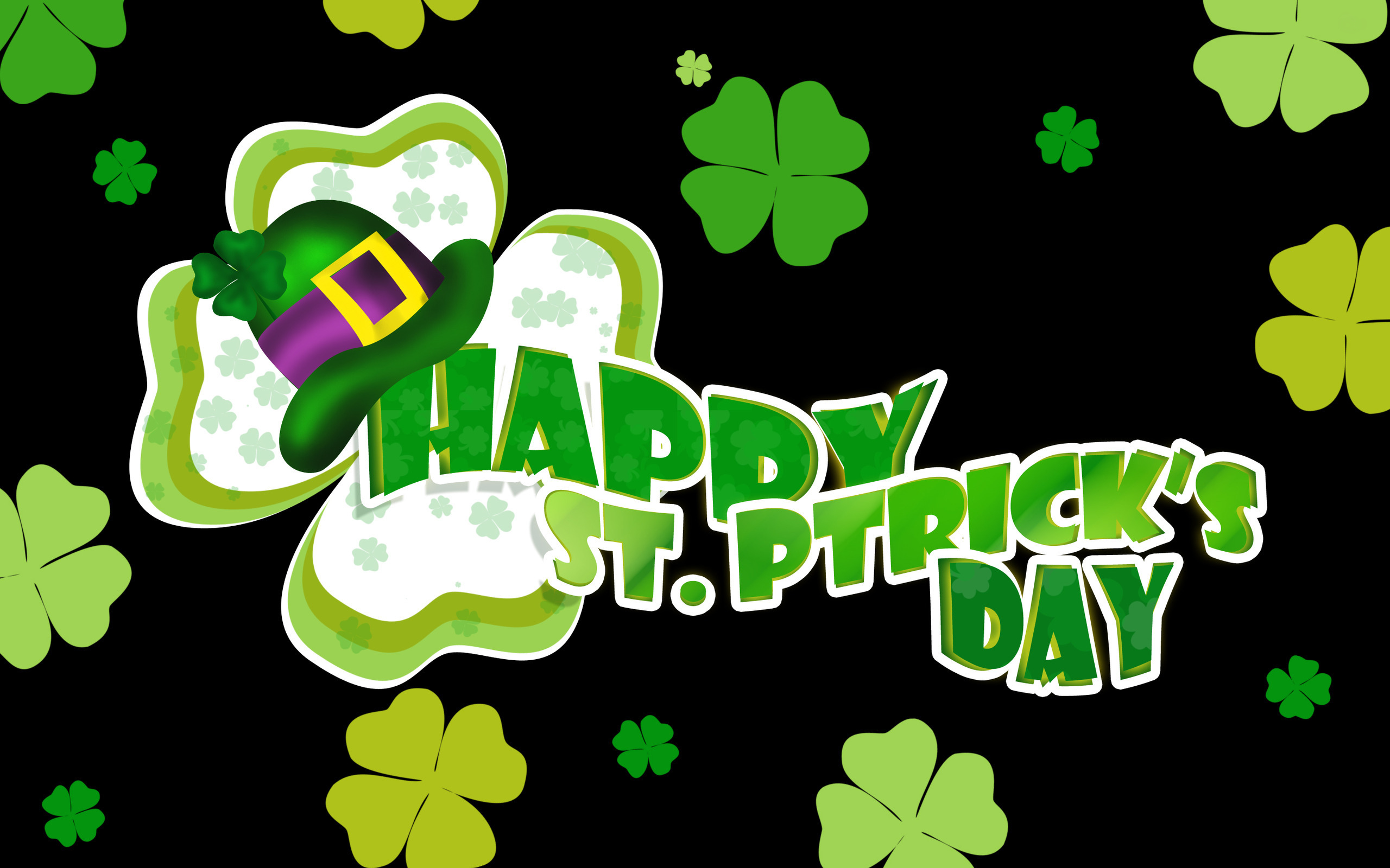 Laden Sie das Feiertage, St Patricks Day, Kleeblätter-Bild kostenlos auf Ihren PC-Desktop herunter
