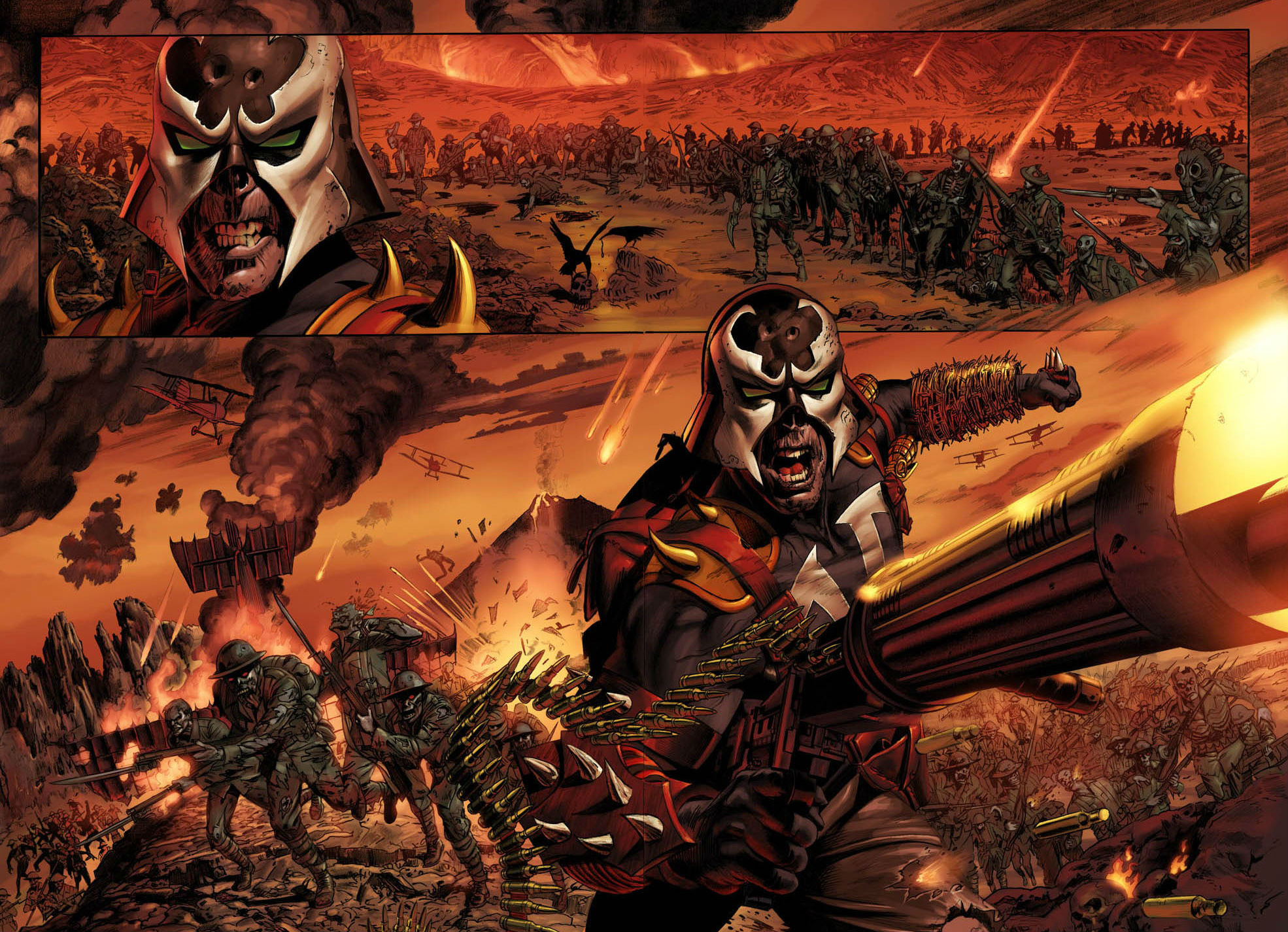 Baixe gratuitamente a imagem História Em Quadrinhos, Spawn O Soldado Do Inferno na área de trabalho do seu PC