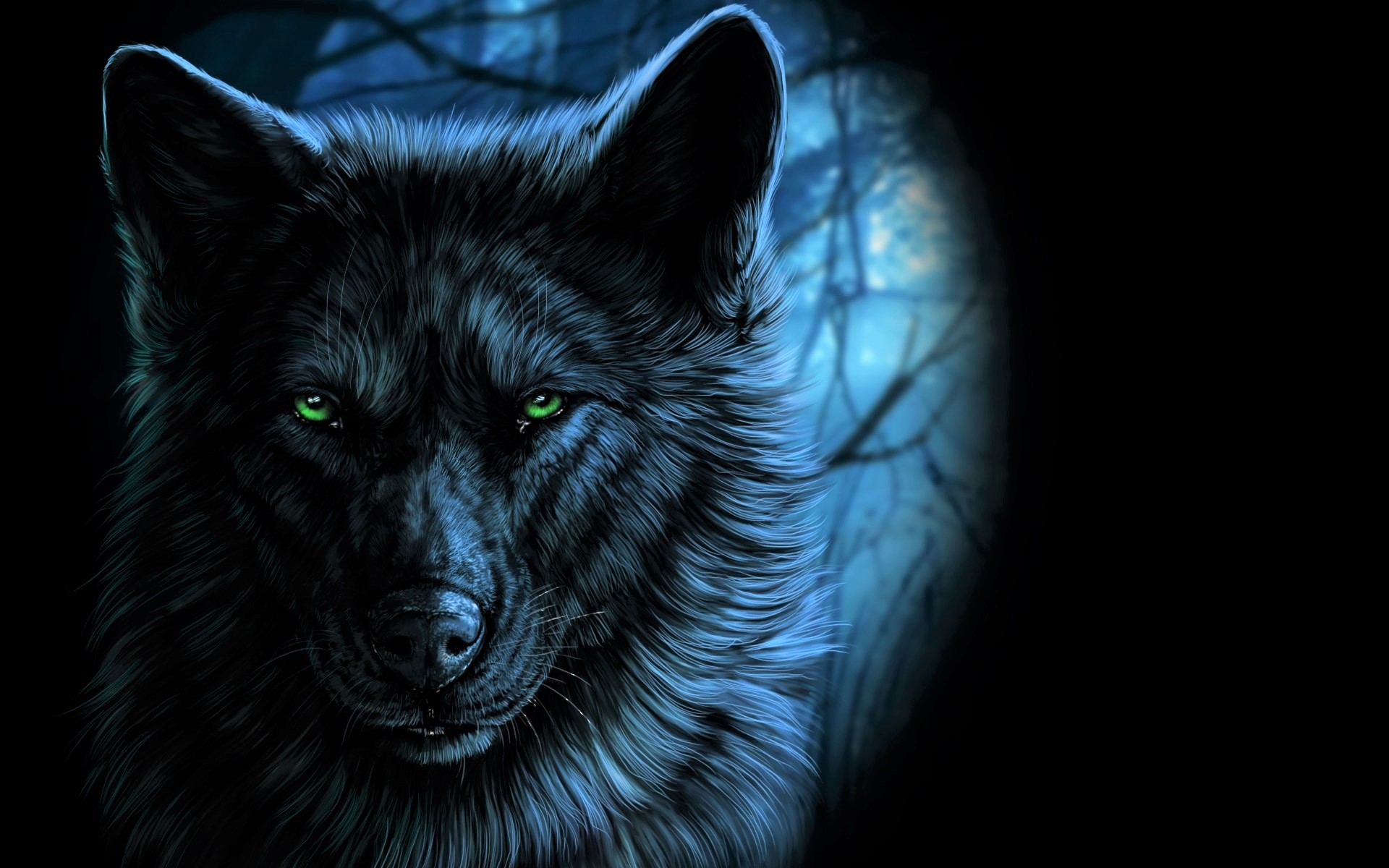 Download mobile wallpaper Wolf, Animal, Green Eyes, Wolves for free.