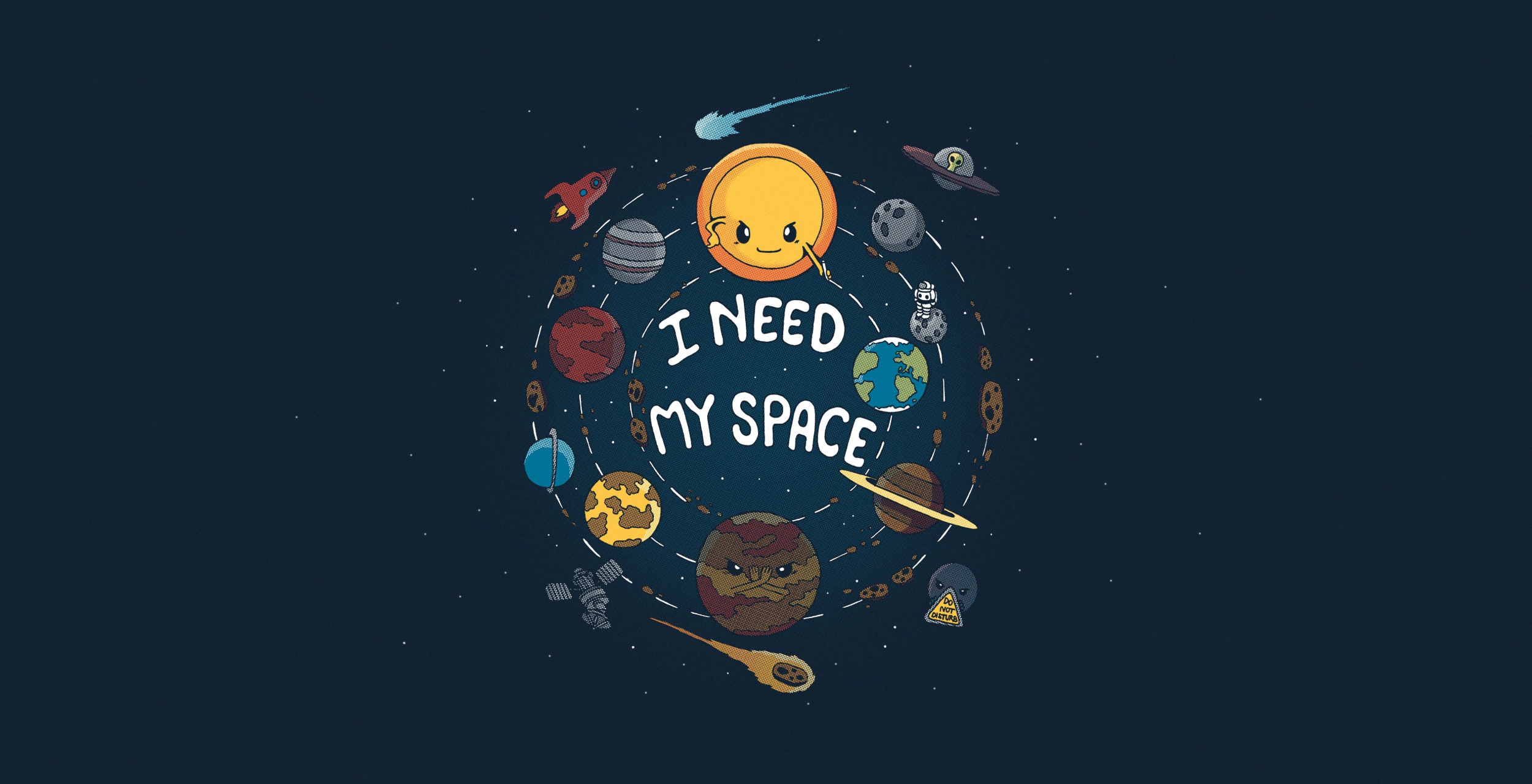 solar system, sci fi, minimalist, planet
