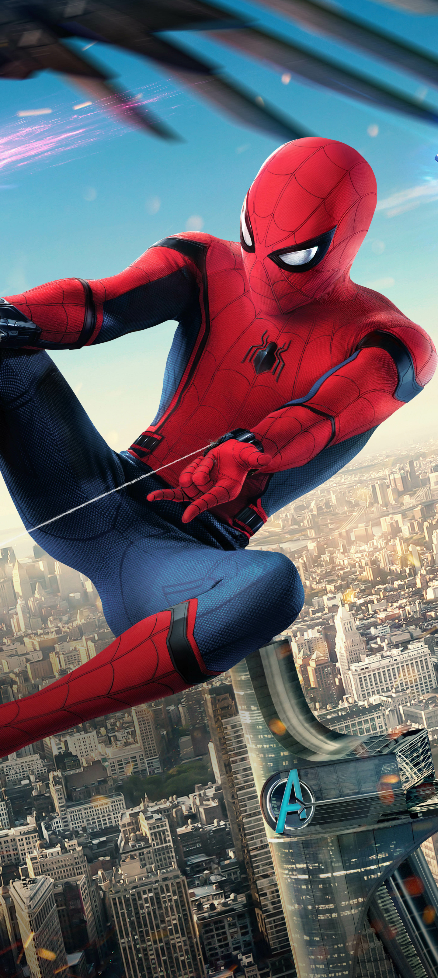 Download mobile wallpaper Spider Man, Movie, Peter Parker, Spider Man: Homecoming for free.