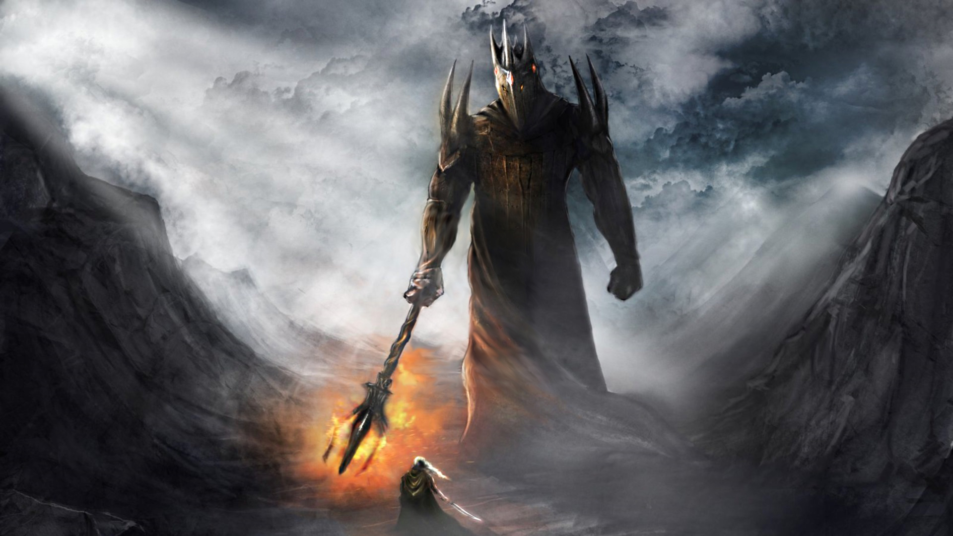 lord of the rings, the lord of the rings, fantasy, morgoth (lord of the rings)