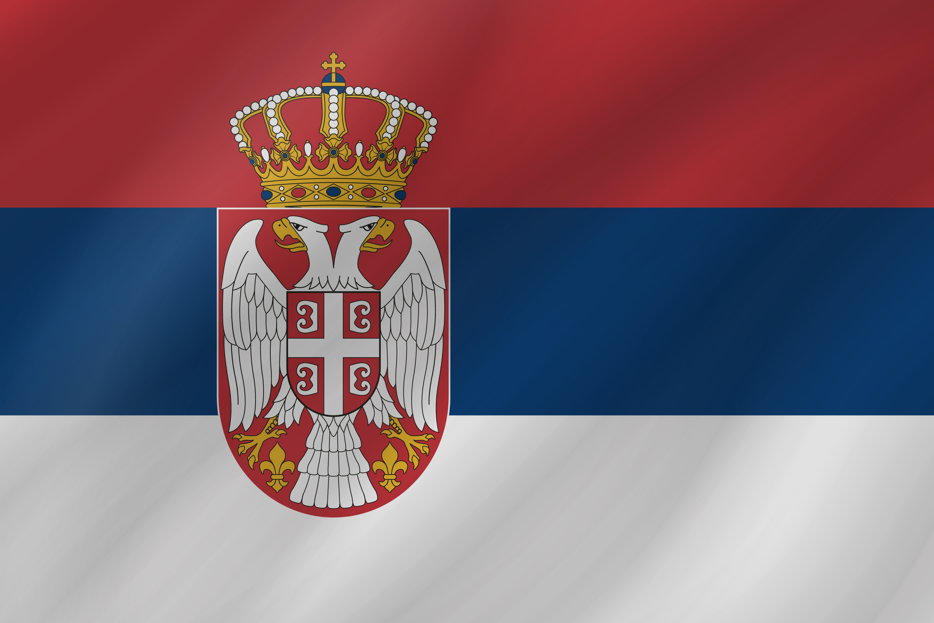 Free download wallpaper Flags, Flag, Misc, Flag Of Serbia, Serbian Flag on your PC desktop