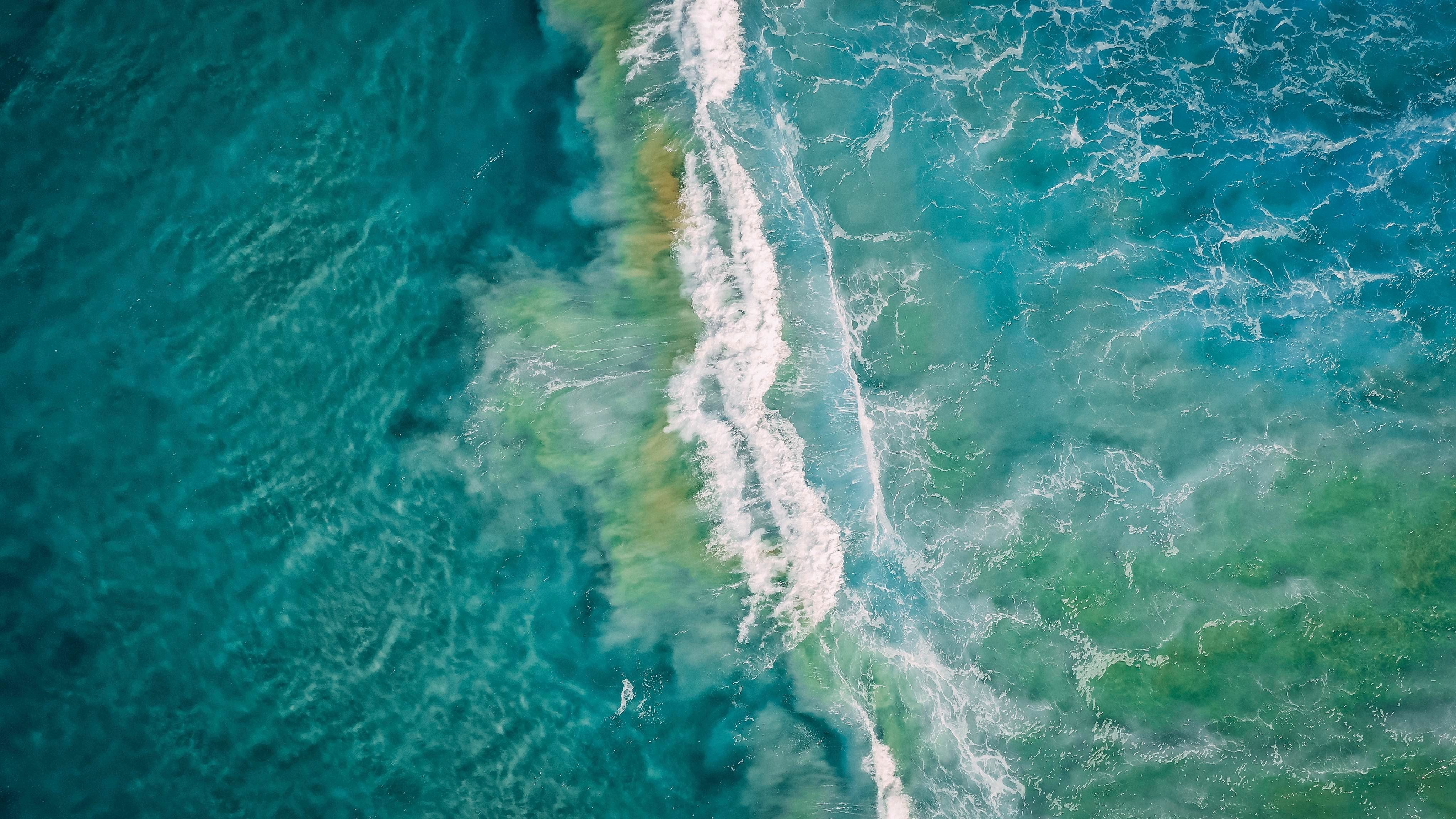 sea, water, nature, spray, wave Desktop home screen Wallpaper