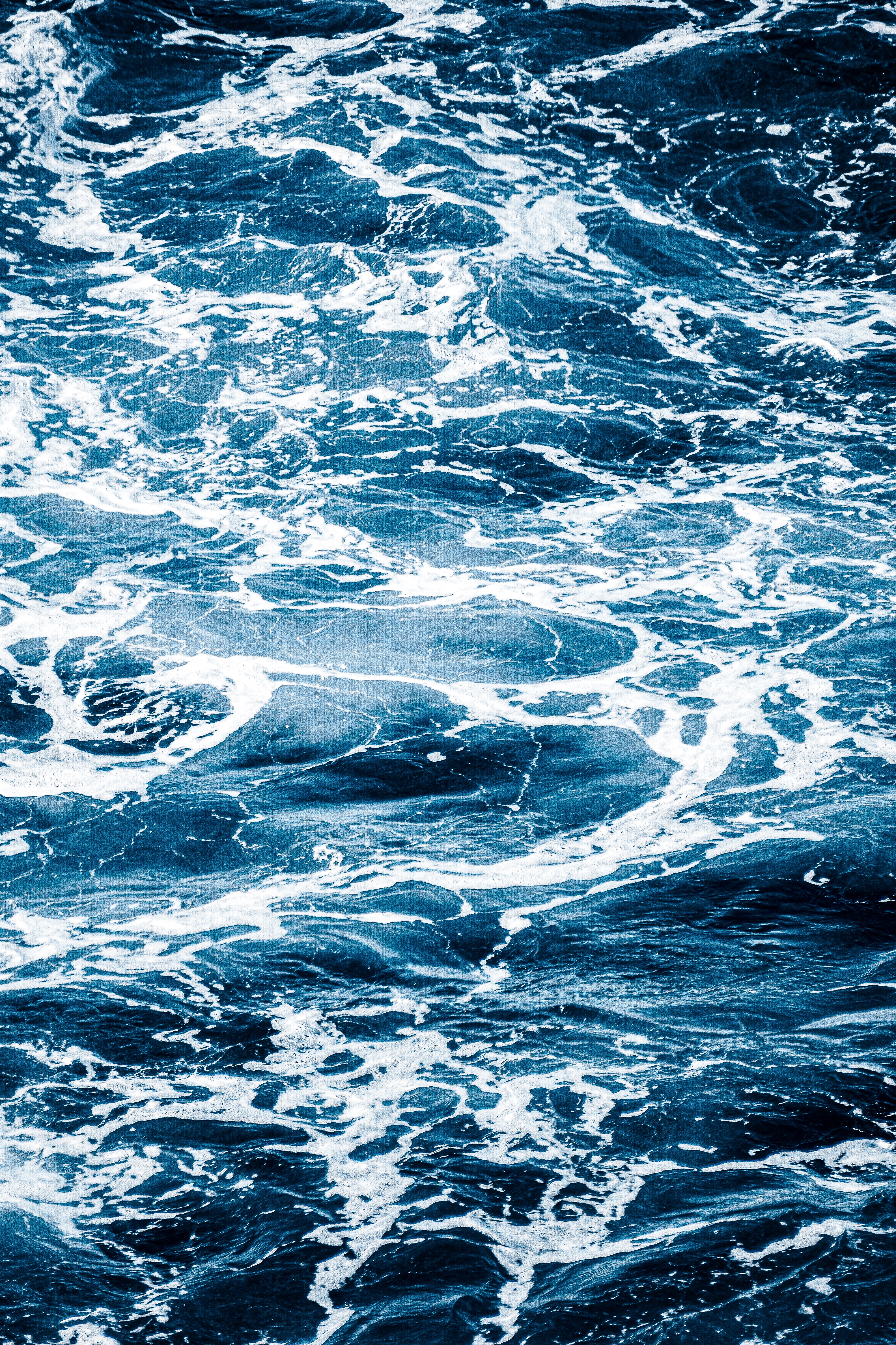 Download mobile wallpaper Foam, Water, Wavy, Waves, Nature for free.