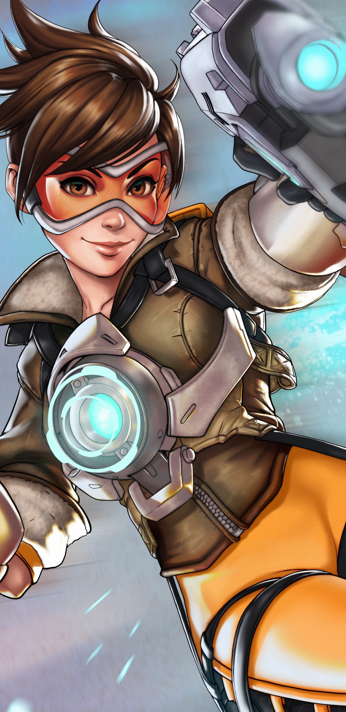 Скачати мобільні шпалери Відеогра, Надзор, Tracer (Overwatch) безкоштовно.