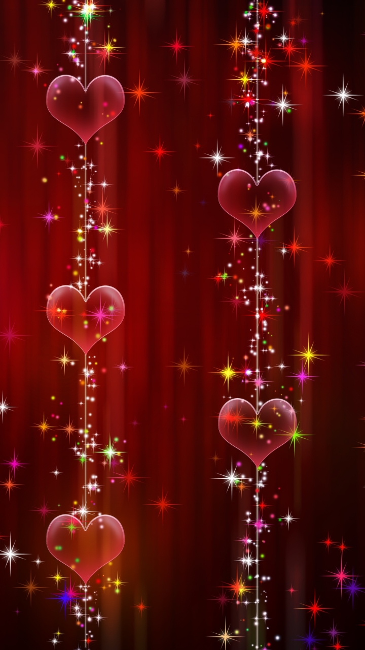 Download mobile wallpaper Love, Pattern, Heart, Artistic, Glitter for free.