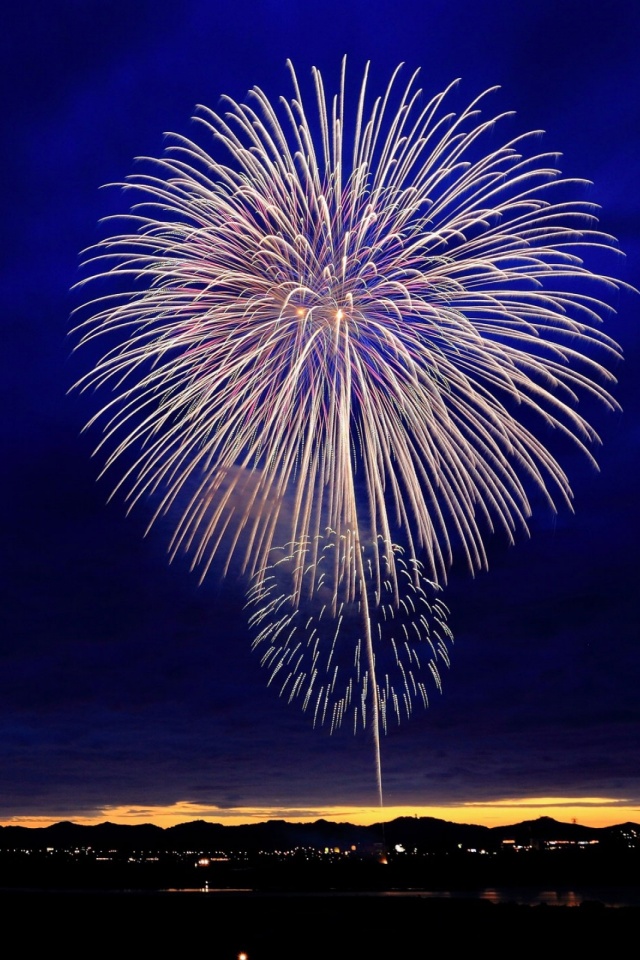 Download mobile wallpaper Night, Fireworks, Photography for free.