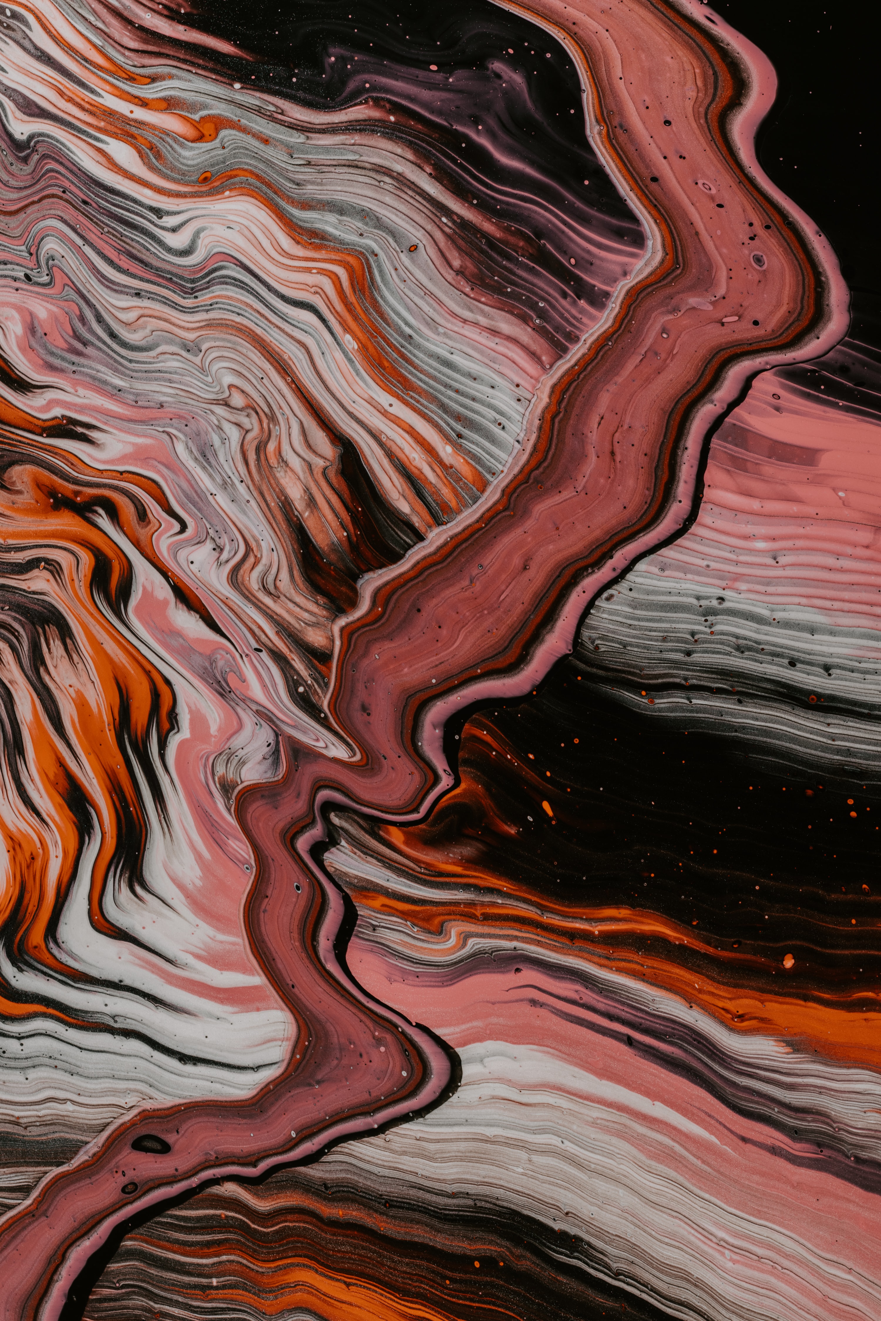 Free download wallpaper Abstract, Paint, Mixing, Waves, Divorces, Liquid on your PC desktop