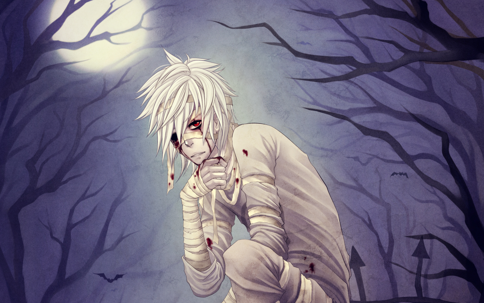 Free download wallpaper Anime, Creepy, Spooky, Original, Scary on your PC desktop
