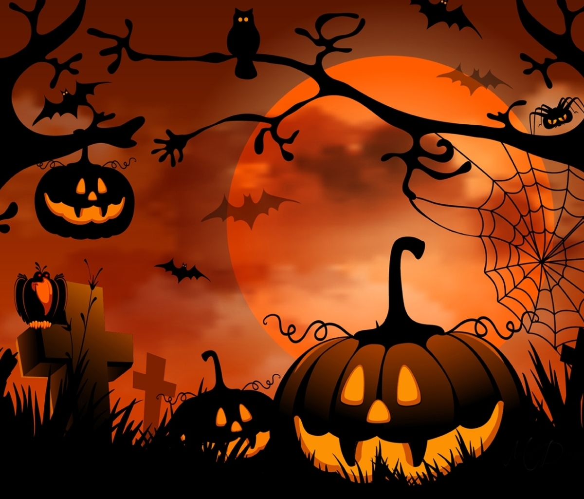Laden Sie das Feiertage, Halloween, Mond, Baum, Jack O' Laterne, Kürbislaterne-Bild kostenlos auf Ihren PC-Desktop herunter