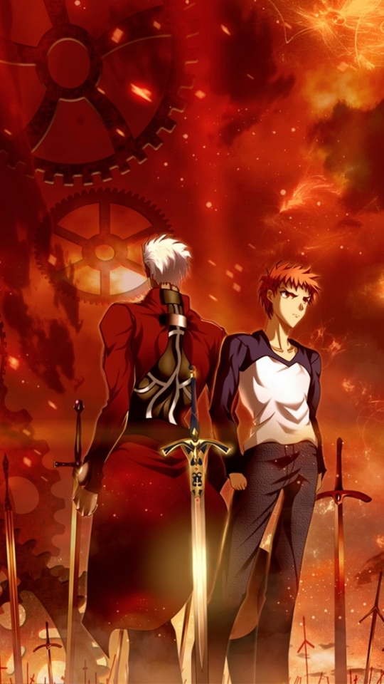 Download mobile wallpaper Anime, Fate/stay Night, Shirou Emiya, Archer (Fate/stay Night), Fate/stay Night: Unlimited Blade Works, Fate Series for free.