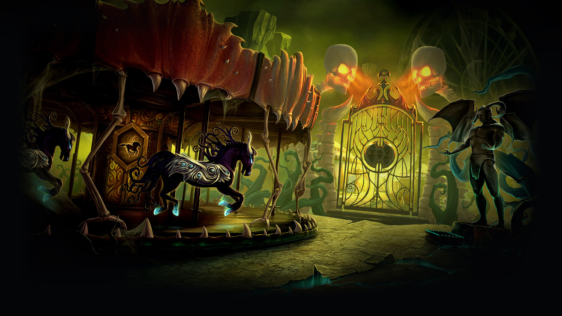 Laden Sie Dark Arcana: The Carnival HD-Desktop-Hintergründe herunter