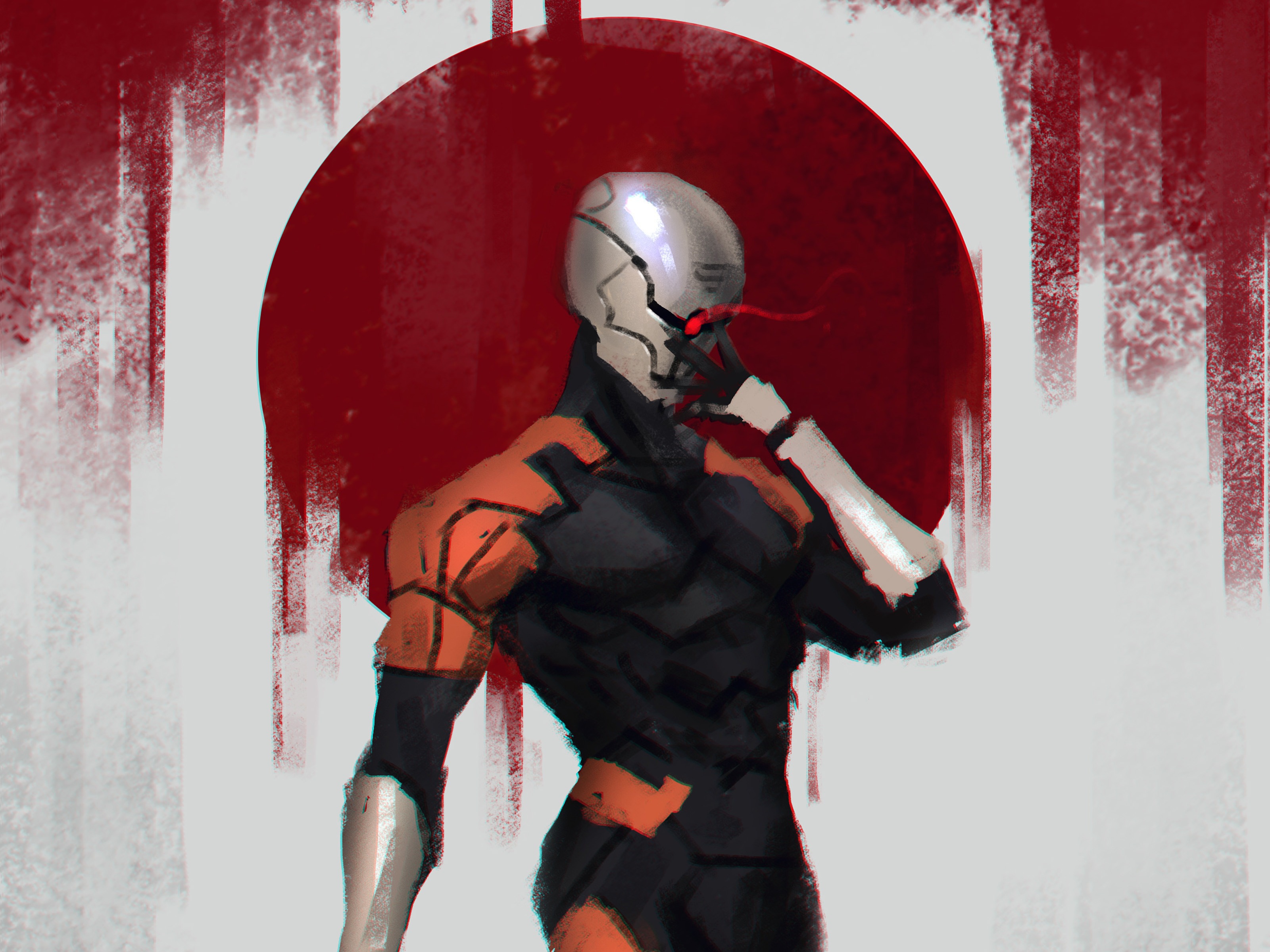 Free download wallpaper Cyborg, Video Game, Metal Gear Solid, Gray Fox (Metal Gear Solid) on your PC desktop