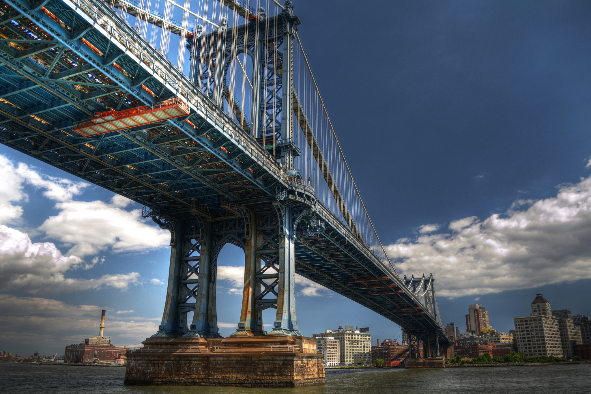 269238 скачать обои сделано человеком, манхэттенский мост, мосты - заставки и картинки бесплатно