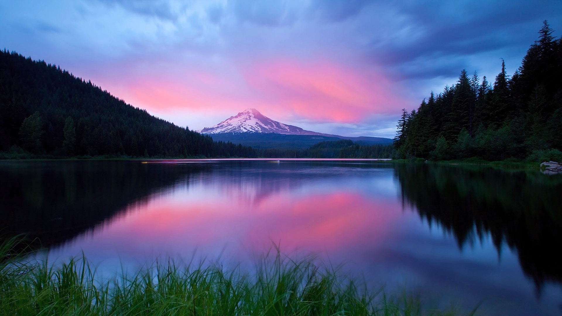 Laden Sie das Flüsse, Landschaft, Sunset, Mountains-Bild kostenlos auf Ihren PC-Desktop herunter