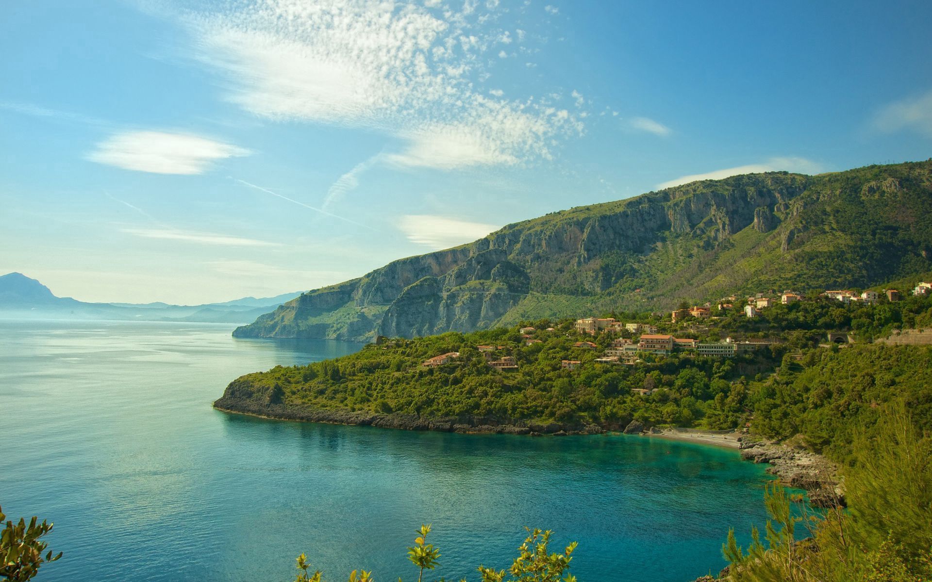 Baixe gratuitamente a imagem Natureza, Itália, Costa, Altura, Mar, Serenidade na área de trabalho do seu PC