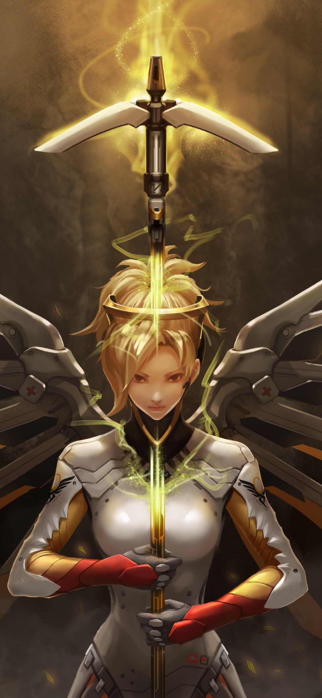 Download mobile wallpaper Overwatch, Video Game, Mercy (Overwatch) for free.