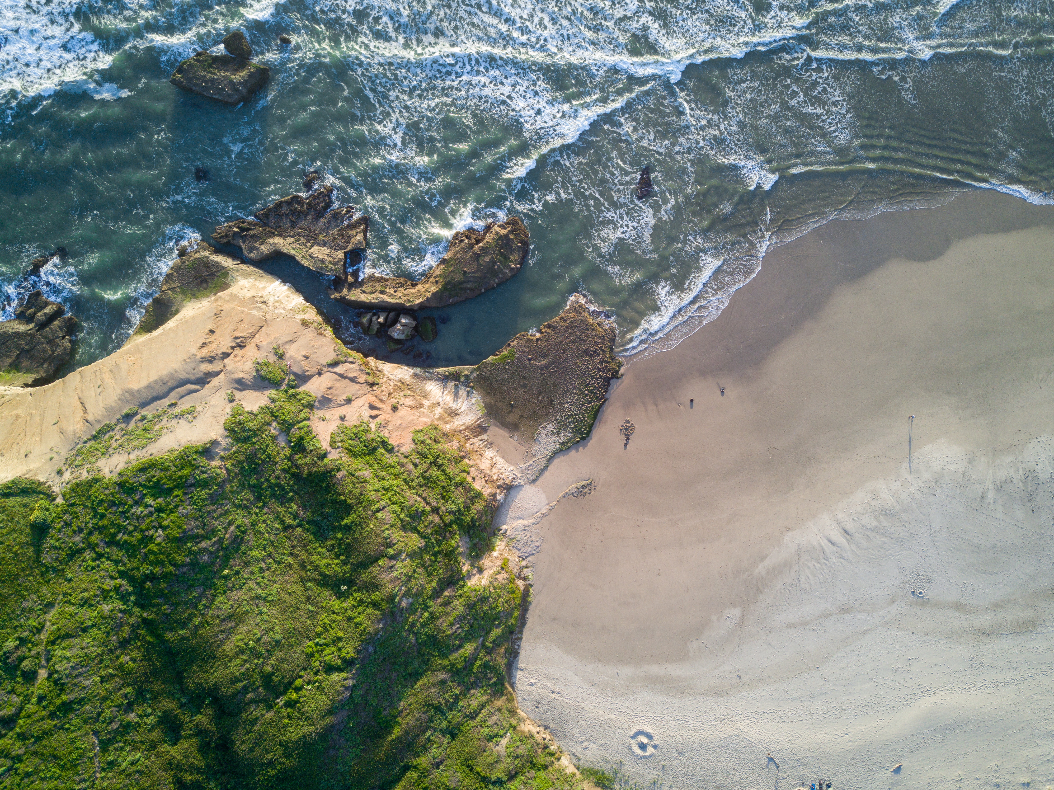Download mobile wallpaper View From Above, Shore, Bank, Rock, Nature, Sea, Beach, Water for free.