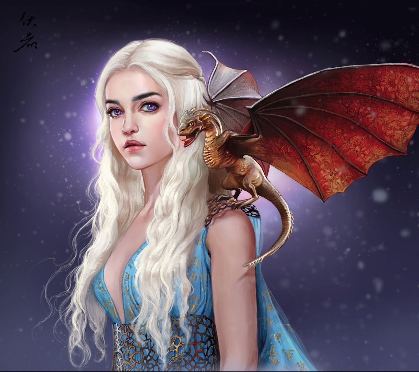Download mobile wallpaper Game Of Thrones, Dragon, Tv Show, Daenerys Targaryen, A Song Of Ice And Fire for free.