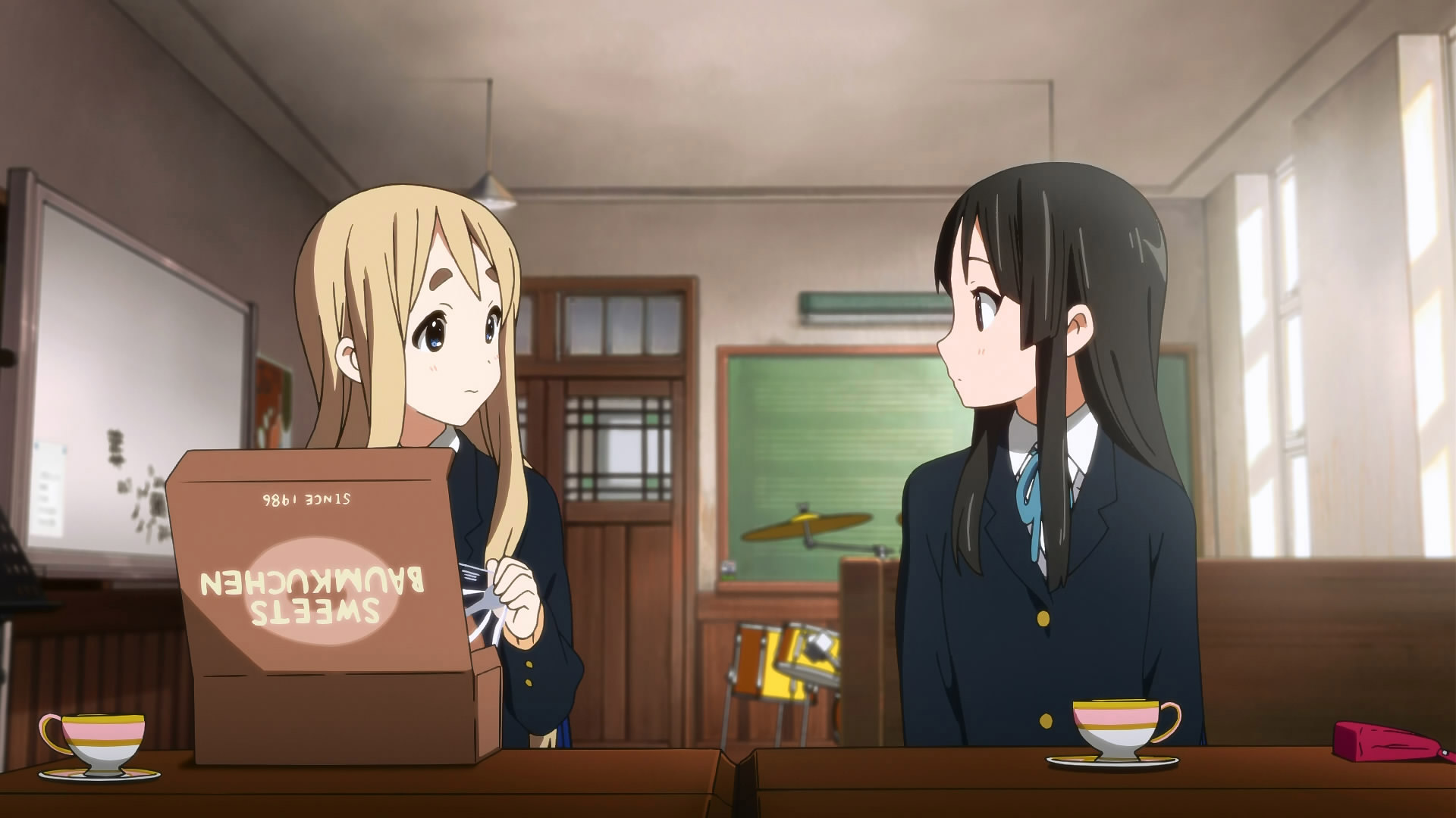 Baixar papel de parede para celular de Anime, Mio Akiyama, K On!, Tsumugi Kotobuki gratuito.