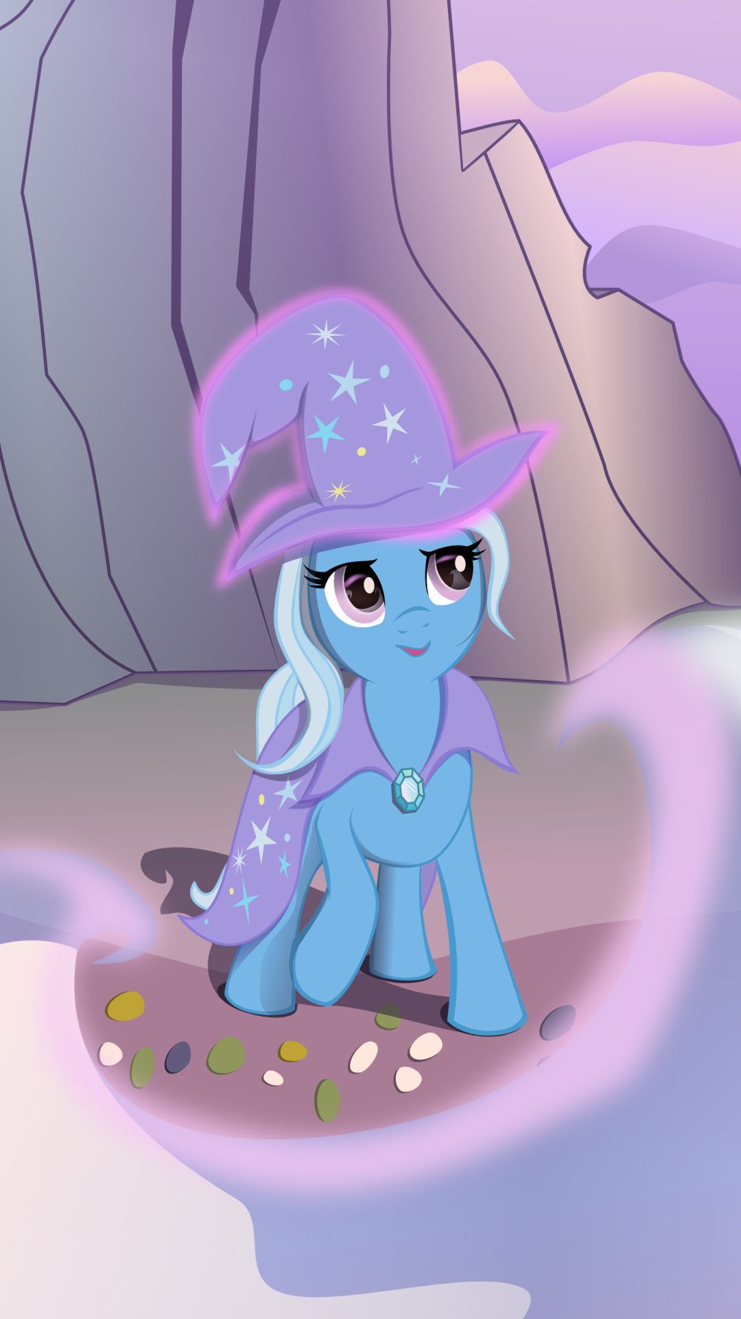 1123595 Hintergrundbild herunterladen fernsehserien, my little pony freundschaft ist magie, prinzessin luna, trixie (mein kleines pony), twilight sparkle, mein kleines pony - Bildschirmschoner und Bilder kostenlos