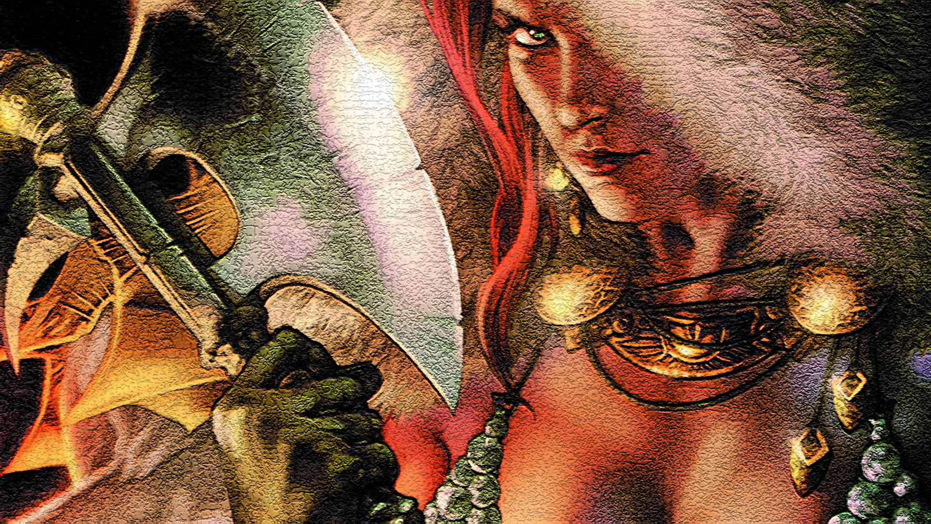 Handy-Wallpaper Red Sonja, Comics kostenlos herunterladen.