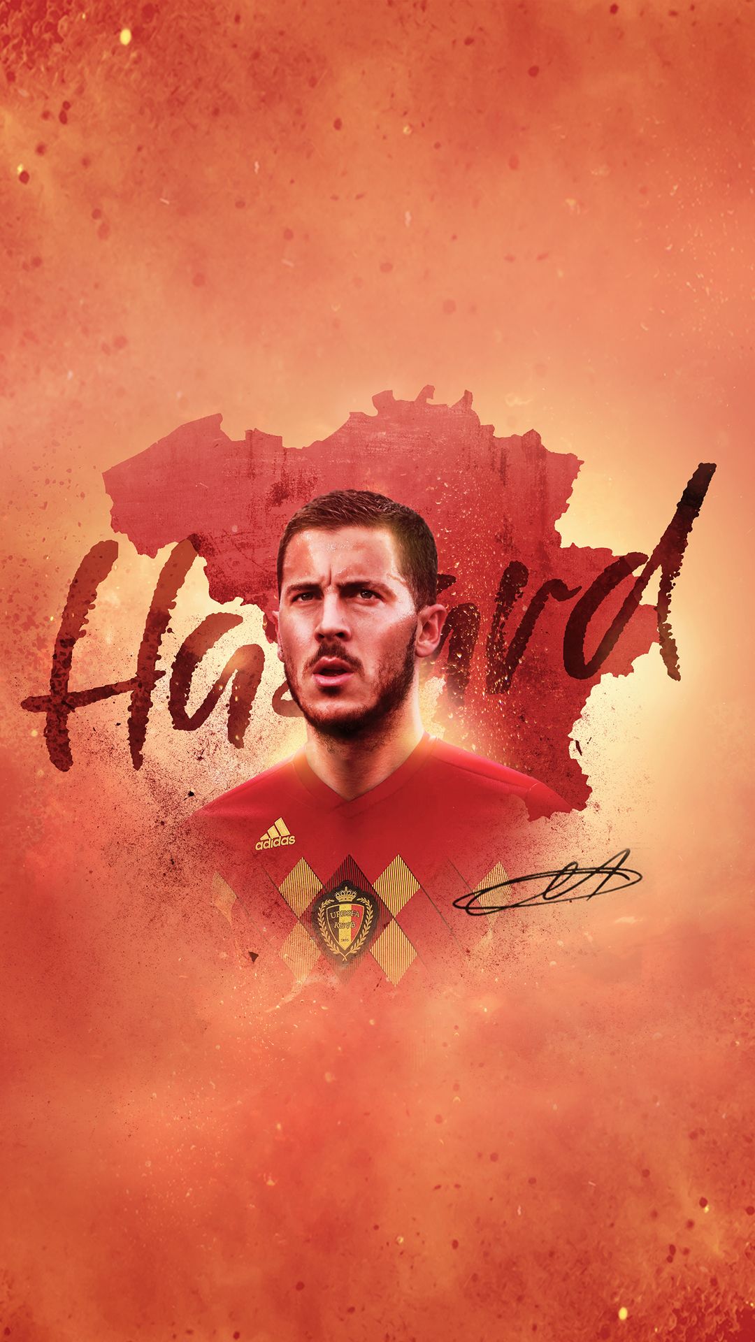 Download mobile wallpaper Sports, Soccer, Belgian, Eden Hazard for free.