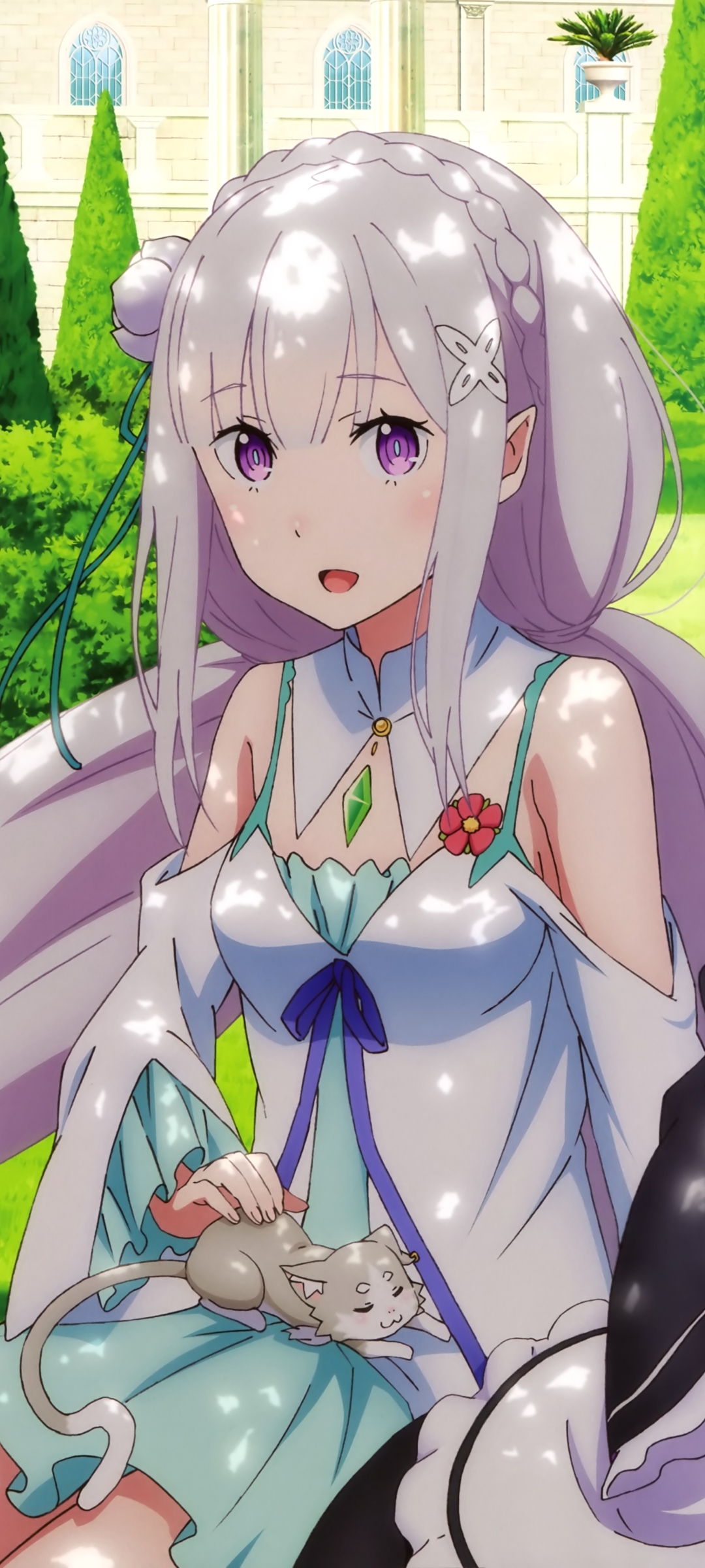 Handy-Wallpaper Animes, Emilia (Re: Zero), Re:zero Das Leben In Einer Anderen Welt Beginnen kostenlos herunterladen.