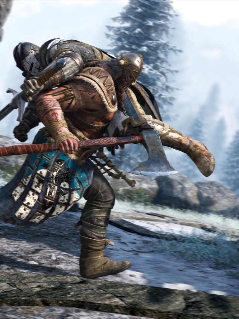 Download mobile wallpaper Warrior, Knight, Axe, Video Game, Viking, For Honor for free.