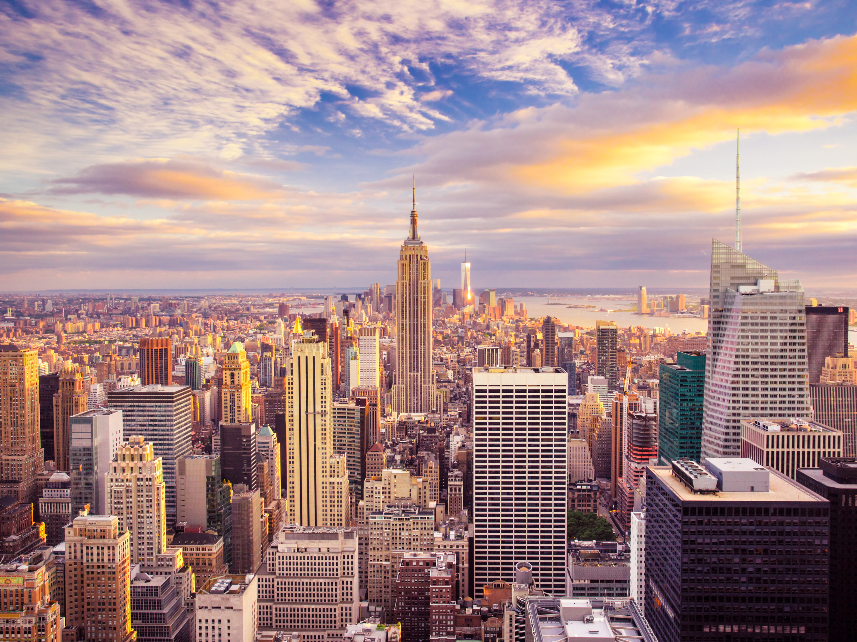 Handy-Wallpaper Städte, Wolkenkratzer, Gebäude, Stadtbild, New York, Vereinigte Staaten Von Amerika, Empire State Building, Menschengemacht kostenlos herunterladen.