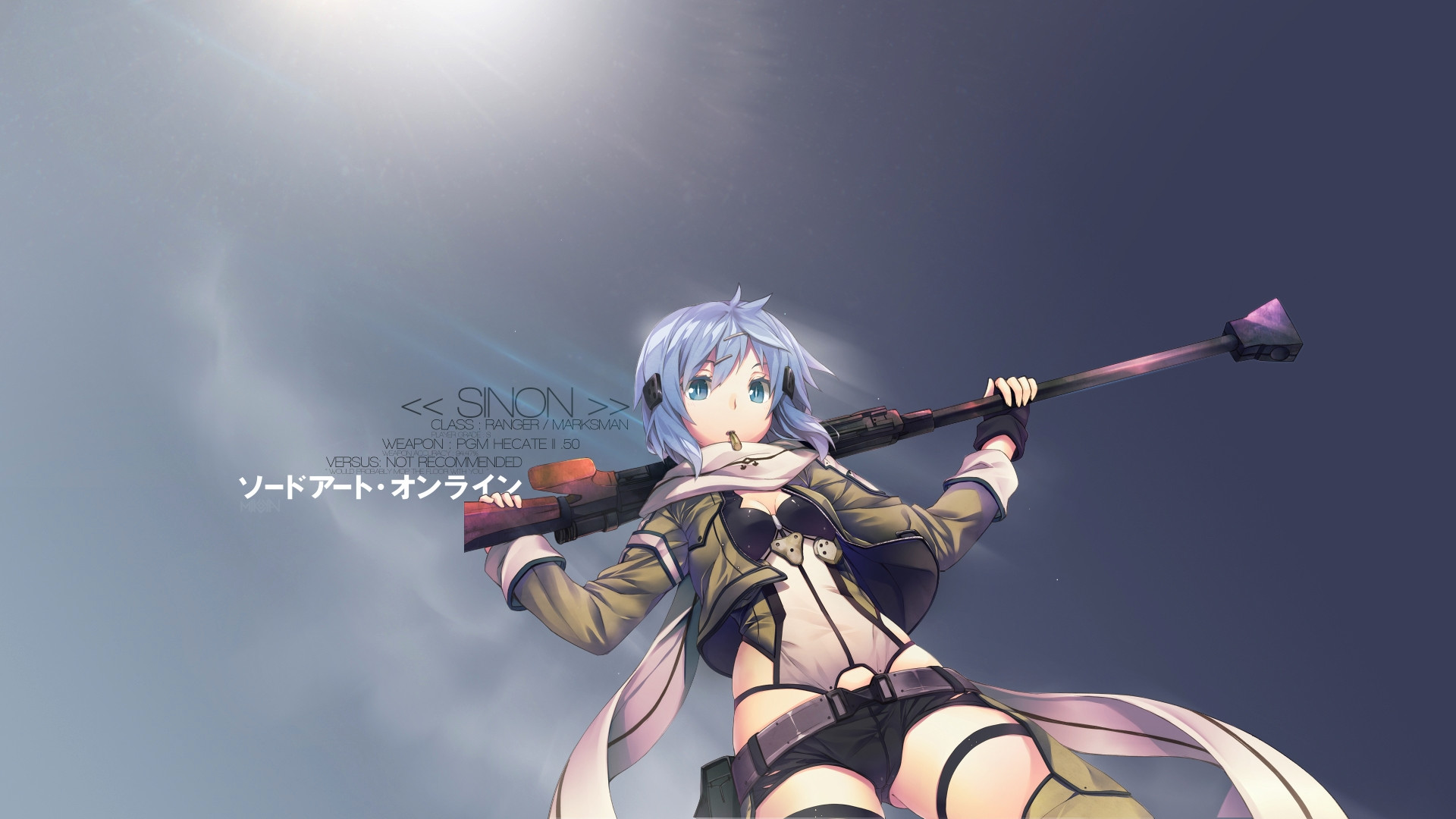 Download mobile wallpaper Anime, Sword Art Online, Sword Art Online Ii, Sinon (Sword Art Online) for free.
