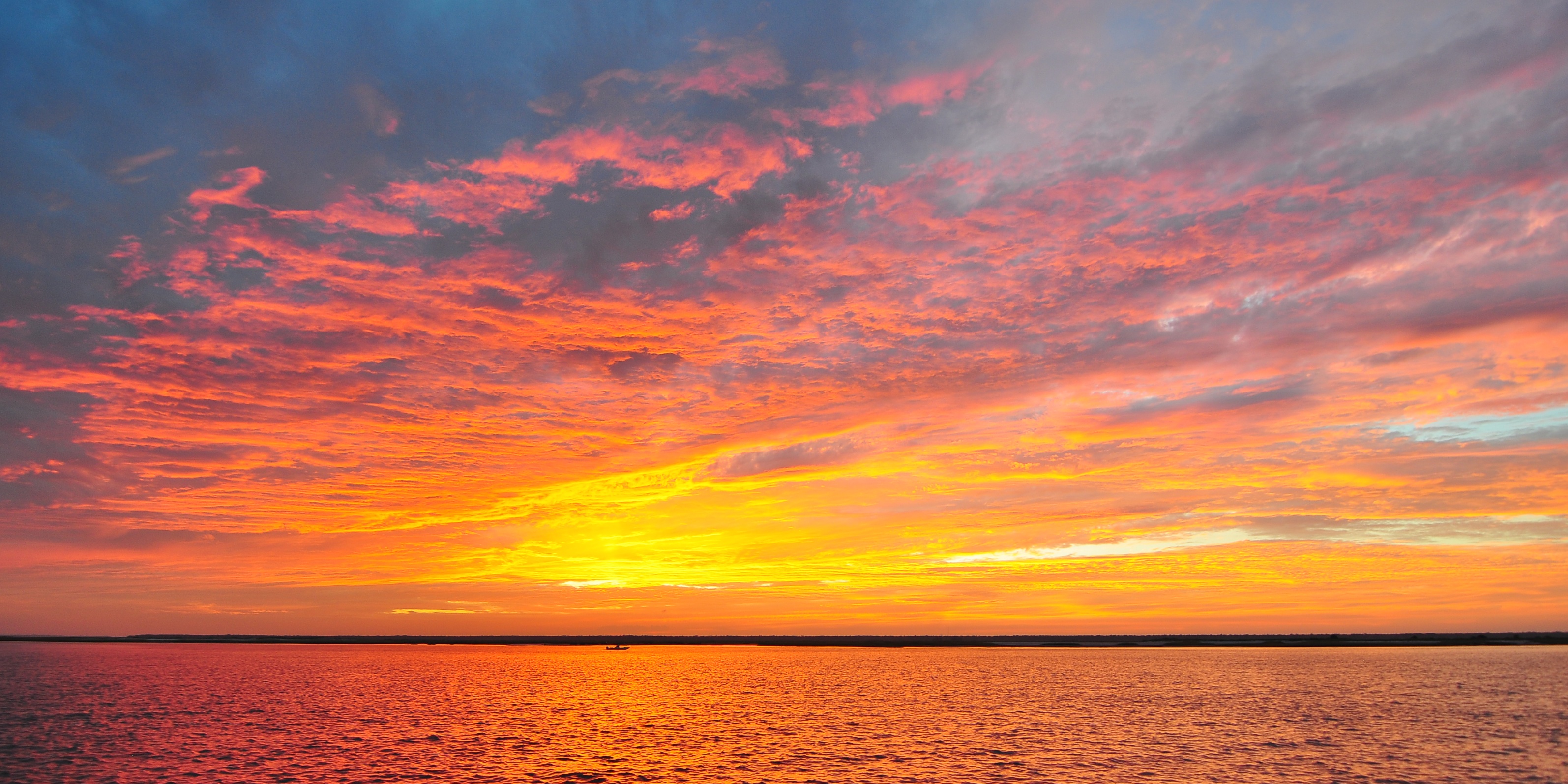 Laden Sie das Horizont, Wolke, Himmel, Sonnenuntergang, Erde/natur, Orange Farbe)-Bild kostenlos auf Ihren PC-Desktop herunter