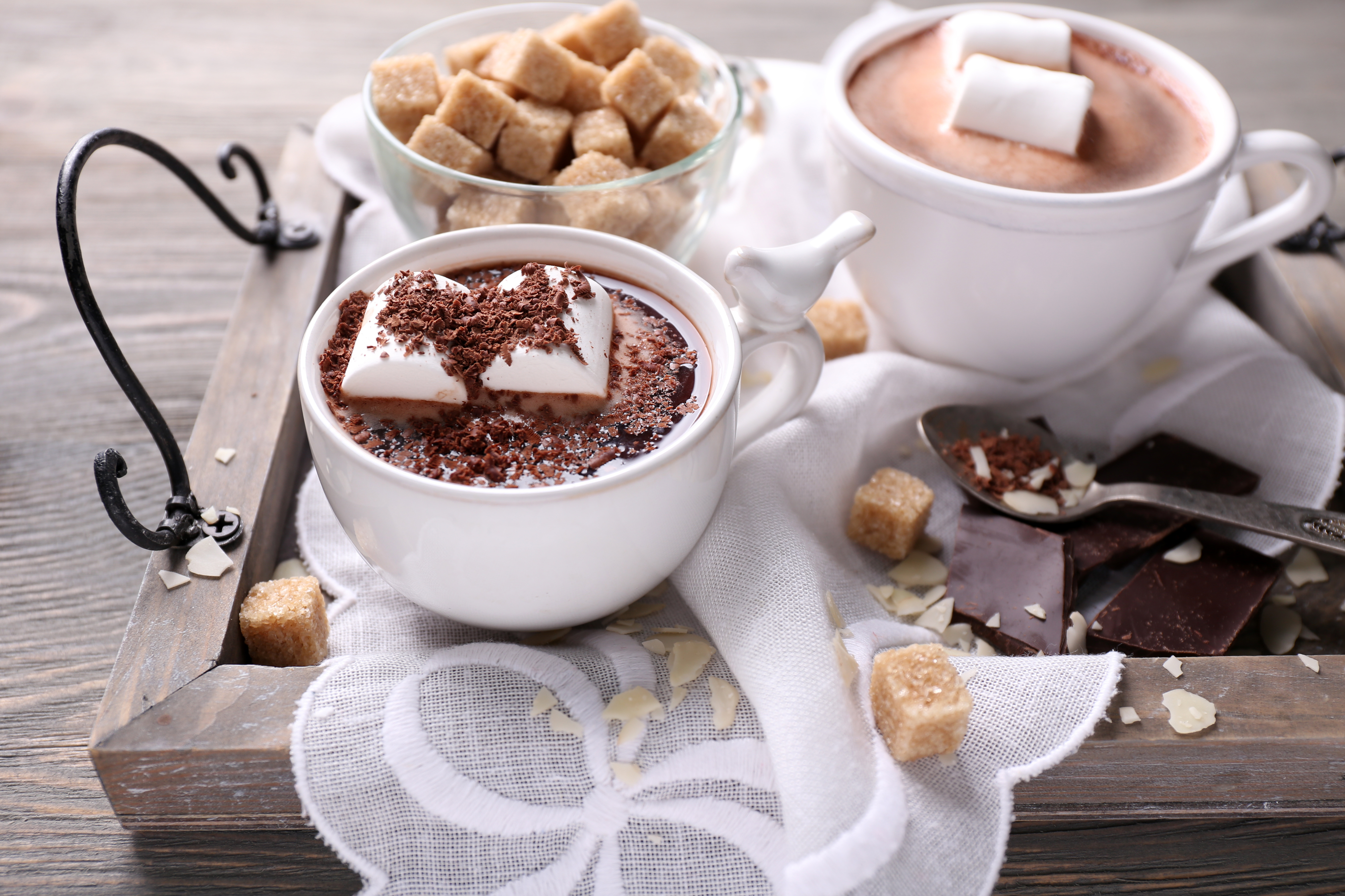 marshmallow, food, hot chocolate, chocolate, drink, still life
