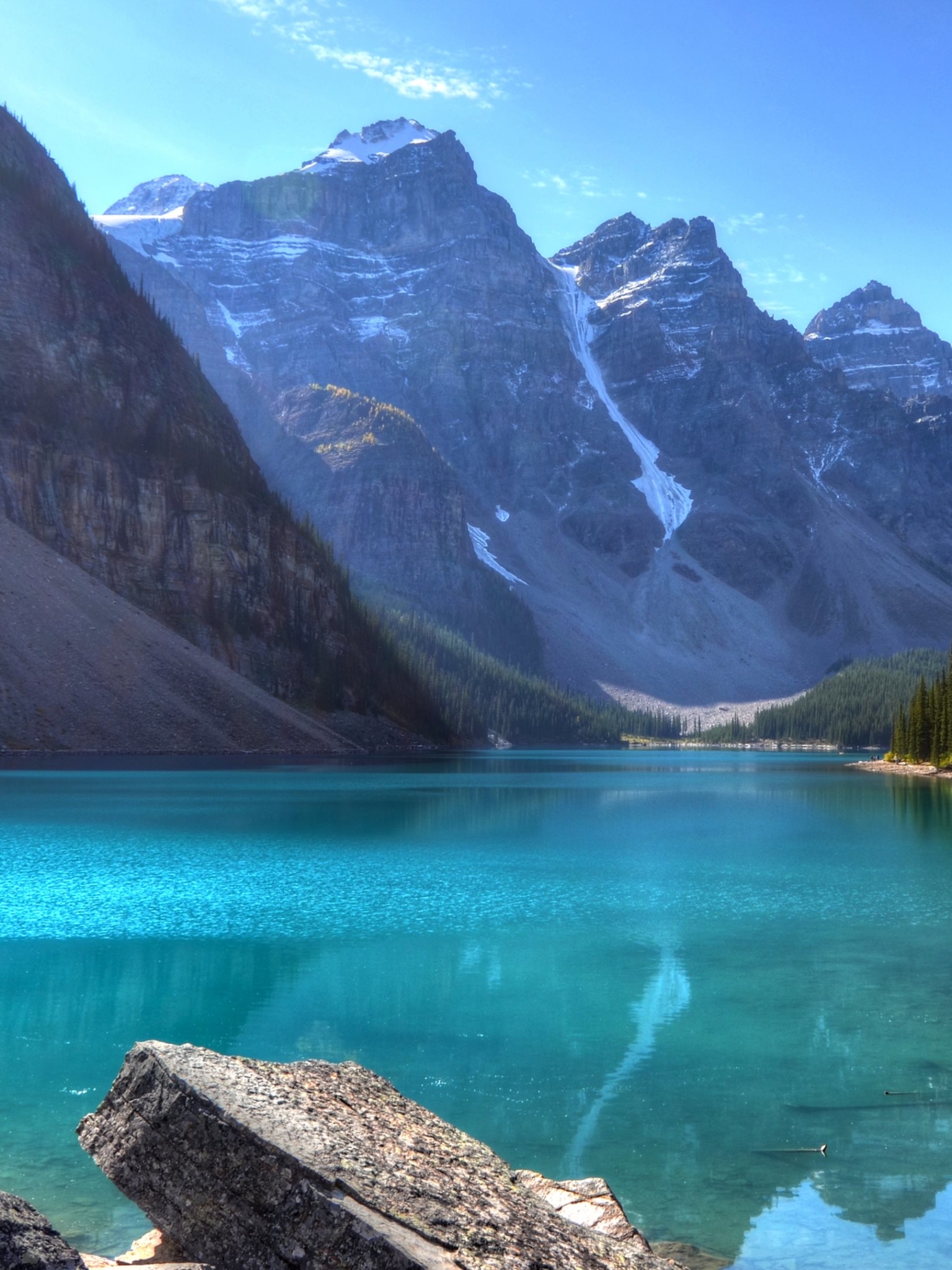 Baixe gratuitamente a imagem Lagos, Montanha, Lago, Reflexão, Canadá, Penhasco, Alberta, Lago Moraine, Terra/natureza, Reflecção, Montanhas Rochosas Canadenses, Parque Nacional De Banff na área de trabalho do seu PC
