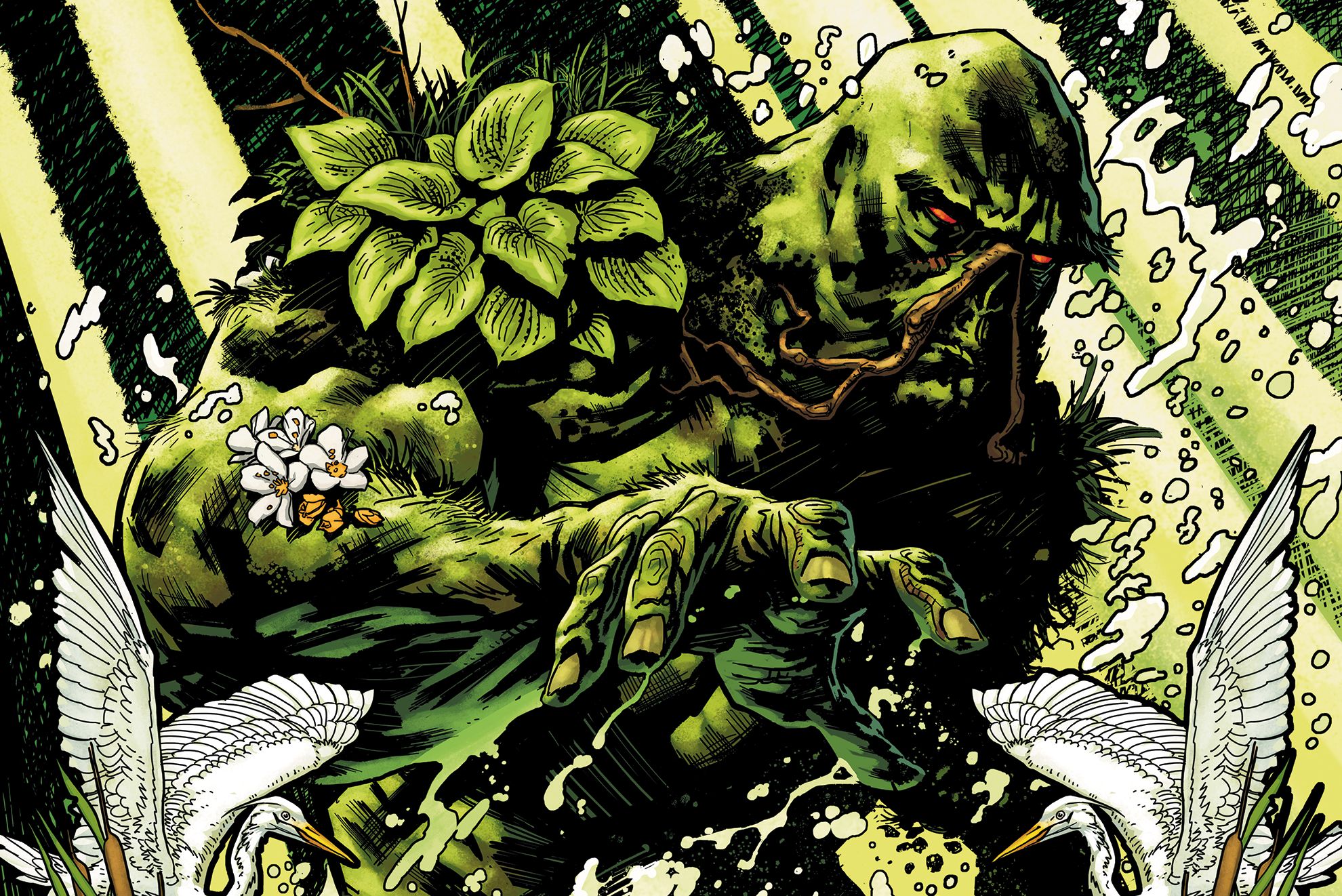 Laden Sie das Comics, Swamp Thing-Bild kostenlos auf Ihren PC-Desktop herunter