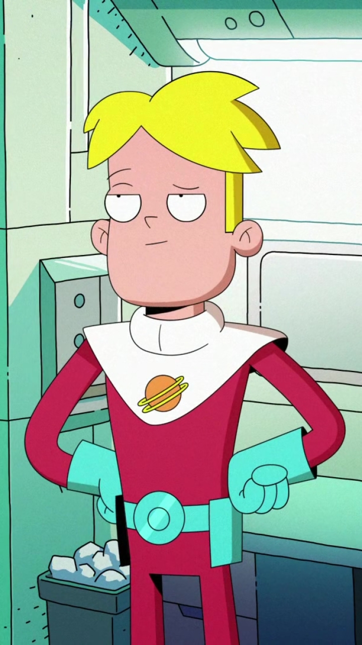 Download mobile wallpaper Smile, Blonde, Tv Show, Gary Goodspeed, Final Space for free.
