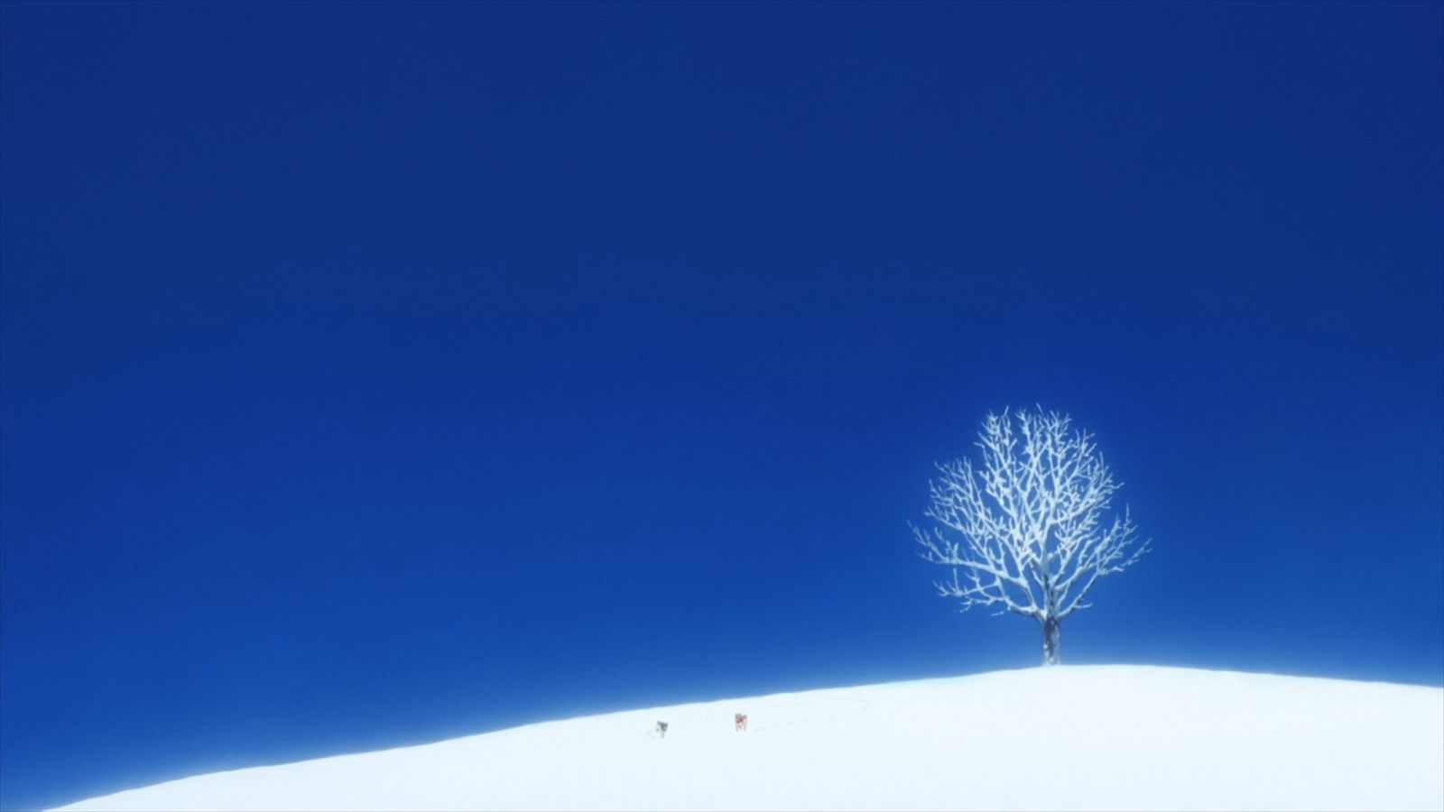 626135 Hintergrundbild herunterladen animes, ame & yuki die wolfskinder, ame (wolfskinder), landschaft, gebirge, schnee, winter, yuki (wolfskinder) - Bildschirmschoner und Bilder kostenlos