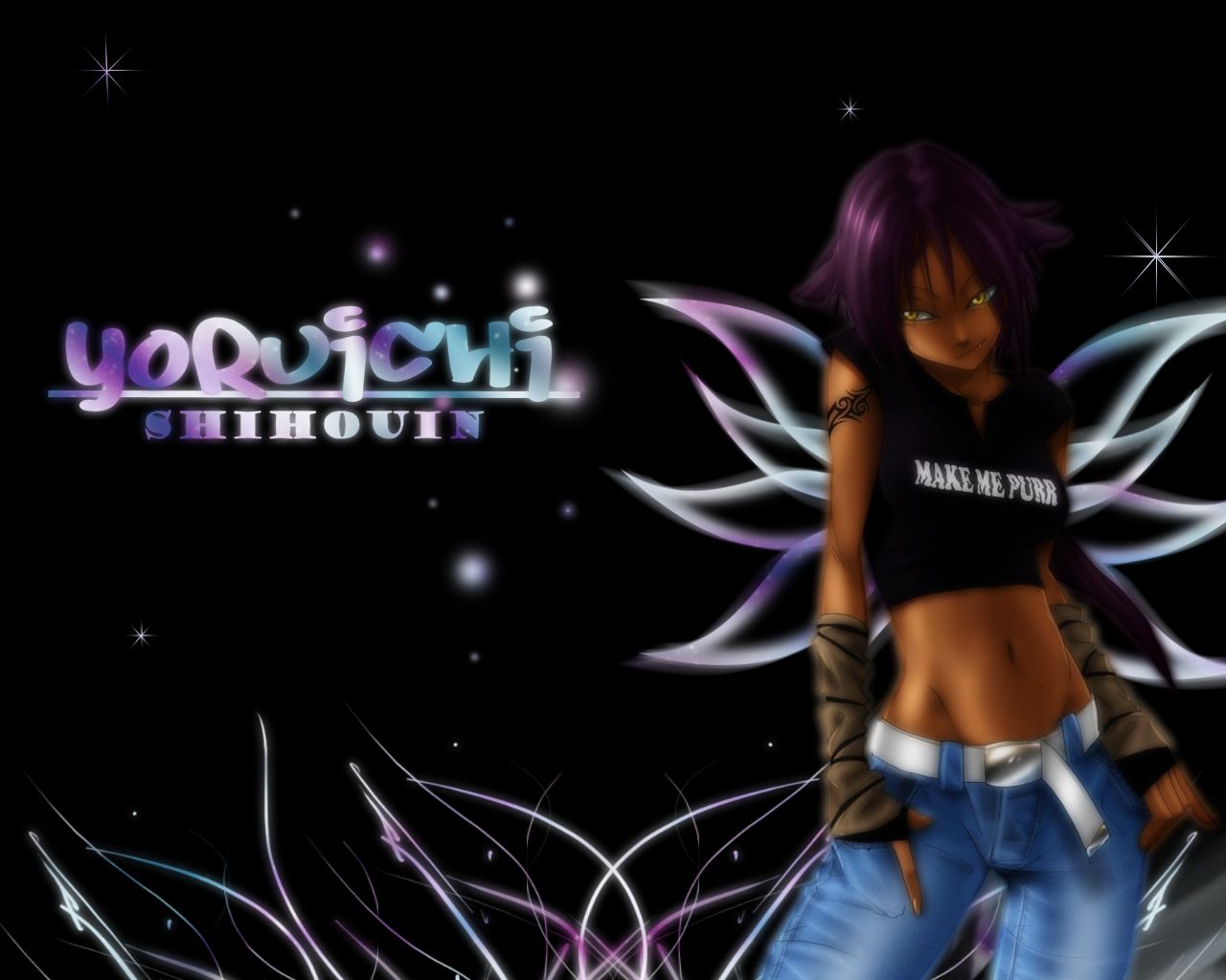 Handy-Wallpaper Bleach, Animes, Yoruichi Shihoin kostenlos herunterladen.