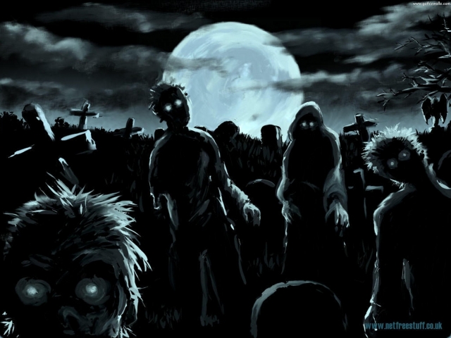 Free download wallpaper Dark, Zombie on your PC desktop