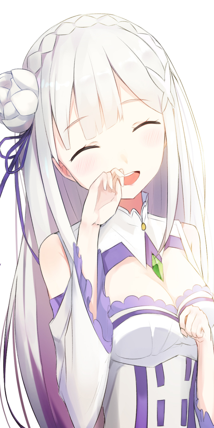 Handy-Wallpaper Animes, Emilia (Re: Zero), Re:zero Das Leben In Einer Anderen Welt Beginnen kostenlos herunterladen.