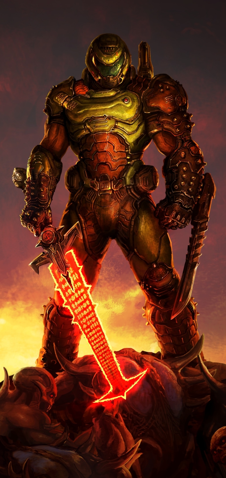 Baixar papel de parede para celular de Ruína, Videogame, Doom Eternal gratuito.