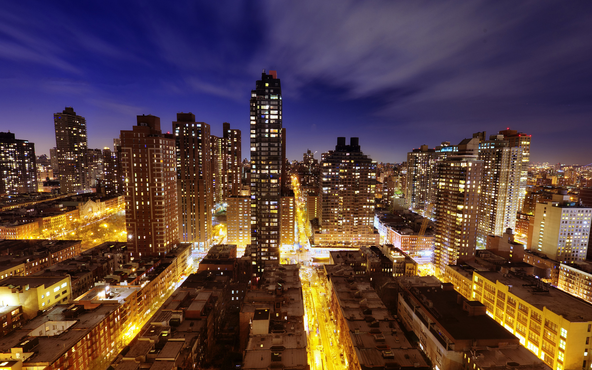 Free download wallpaper Landscape, Cities, Night, Architecture on your PC desktop