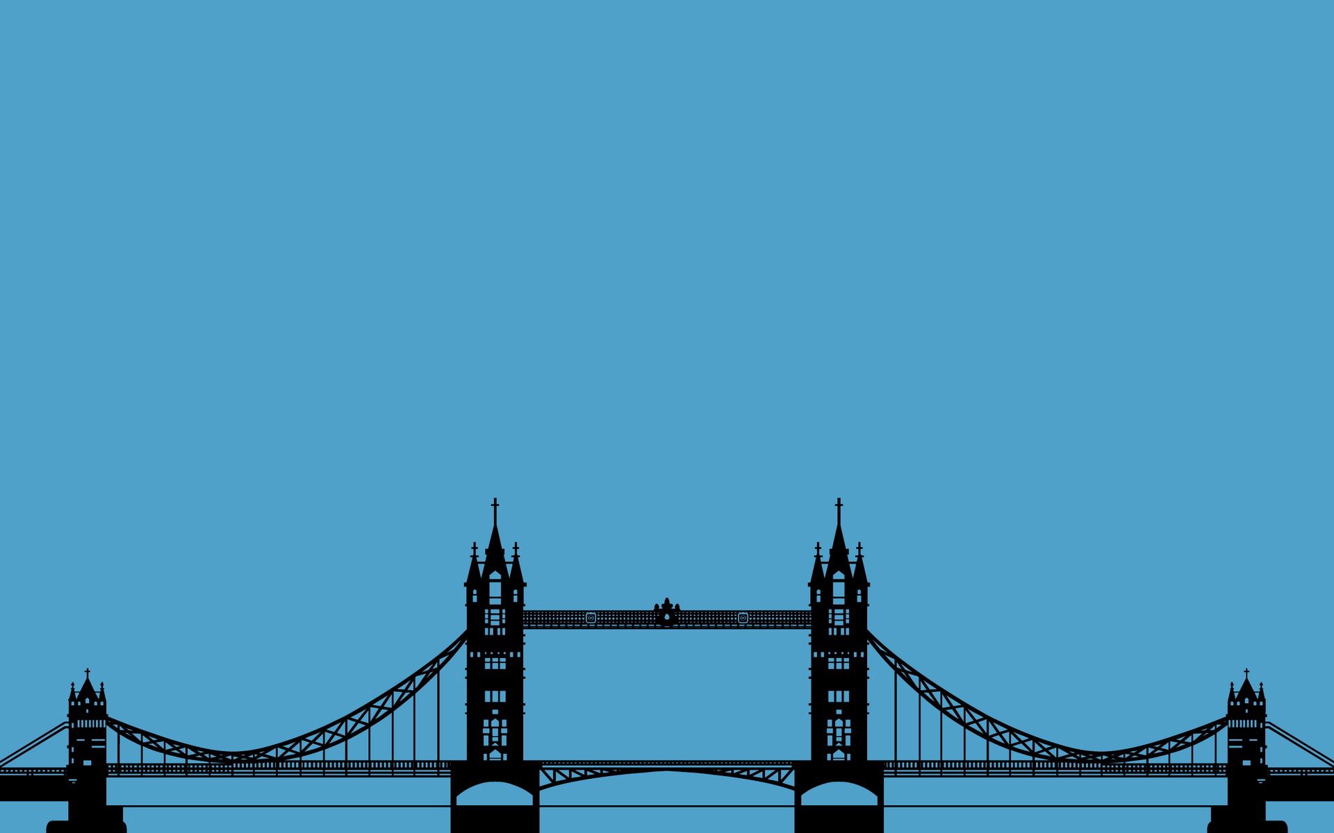 99852 скачать картинку лондон, минимализм, мост, графика - обои и заставки бесплатно