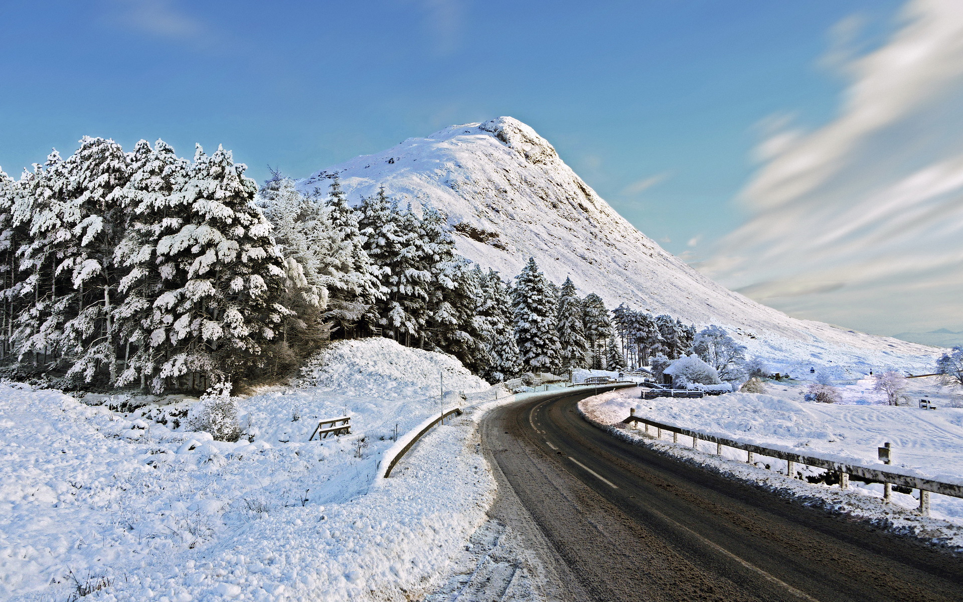 Baixe gratuitamente a imagem Inverno, Estrada, Feito Pelo Homem na área de trabalho do seu PC